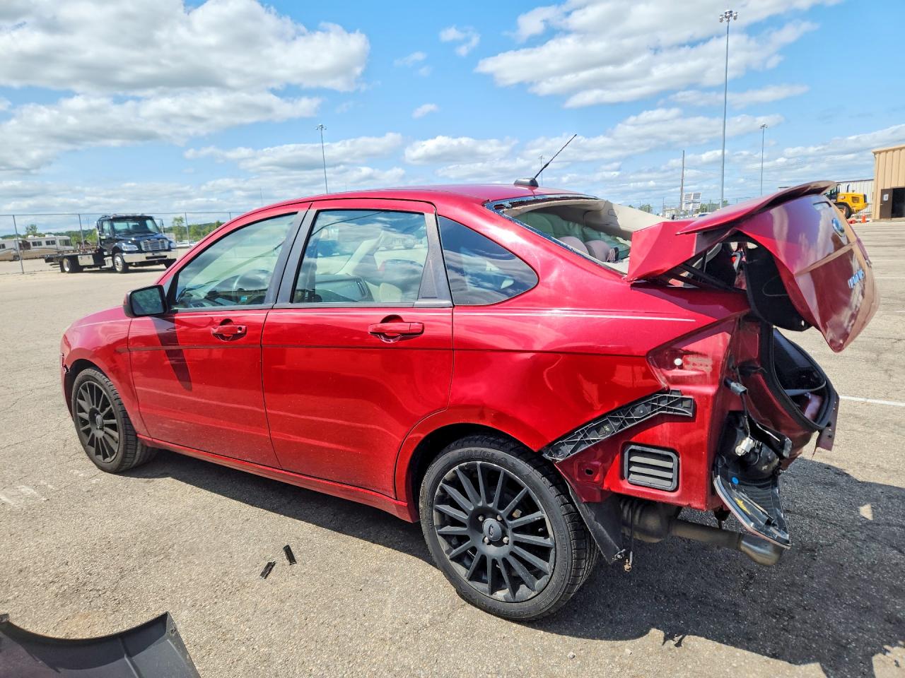 2010 Ford Focus Ses Red vin: 1FAHP3GN7AW183239