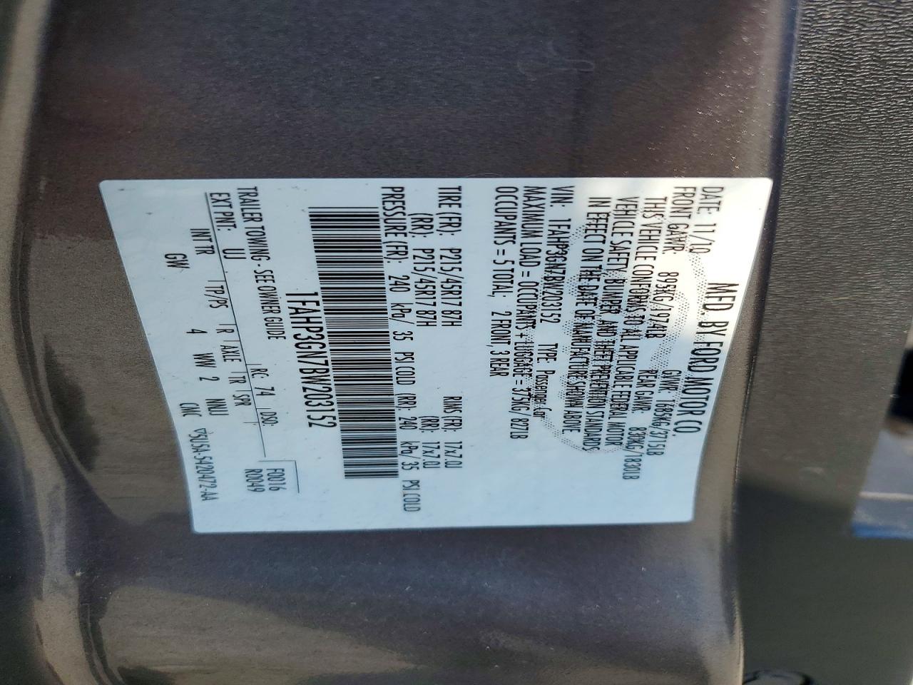 2011 Ford Focus Ses Gray vin: 1FAHP3GN7BW203152