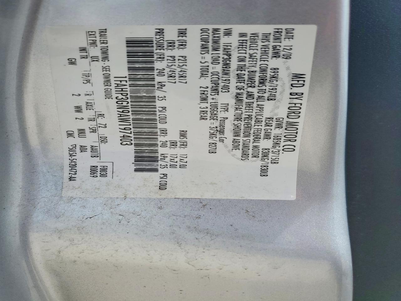 2010 Ford Focus Ses Silver vin: 1FAHP3GN9AW197403
