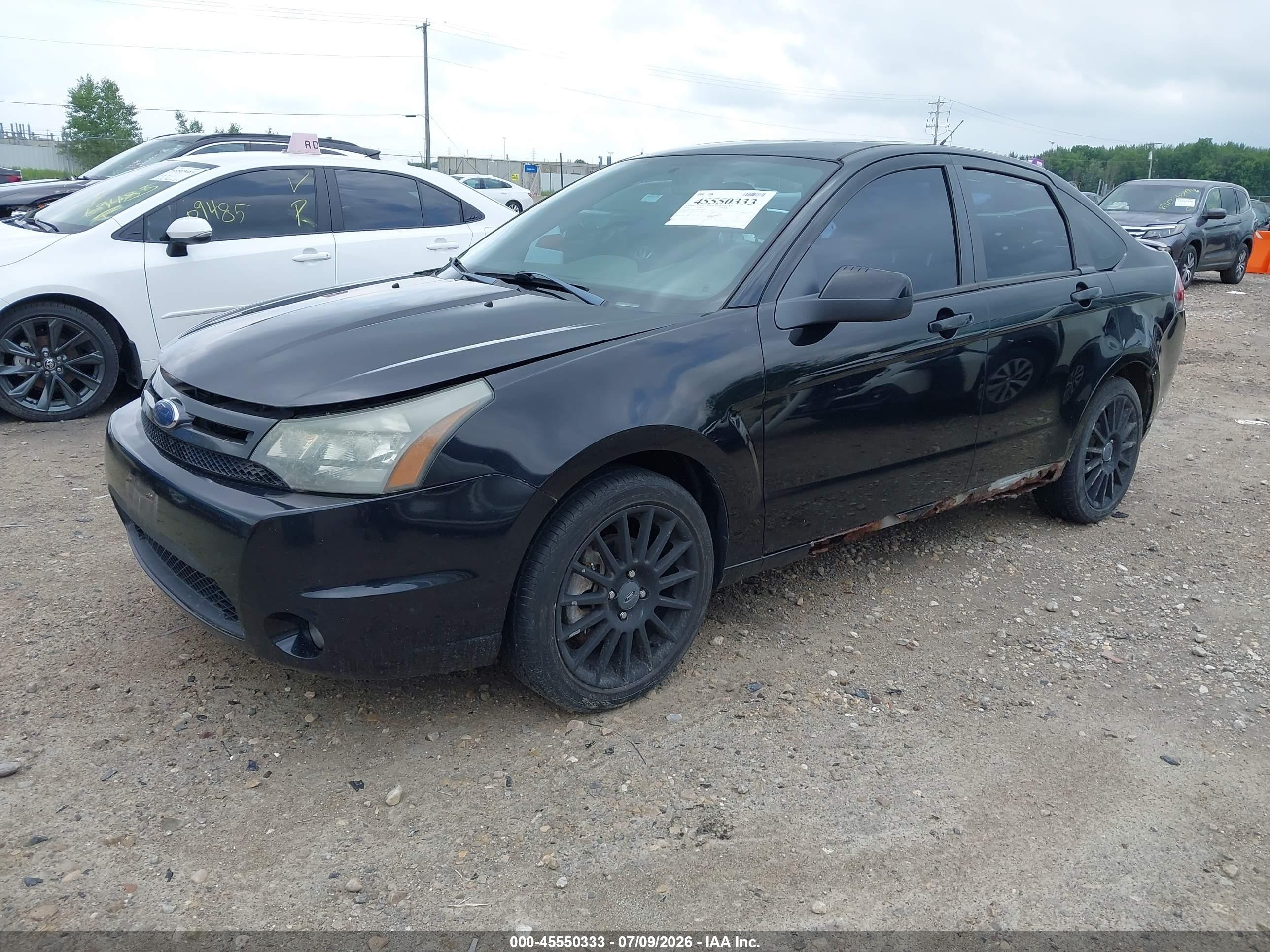 2010 Ford Focus Ses Black vin: 1FAHP3GNXAW165060