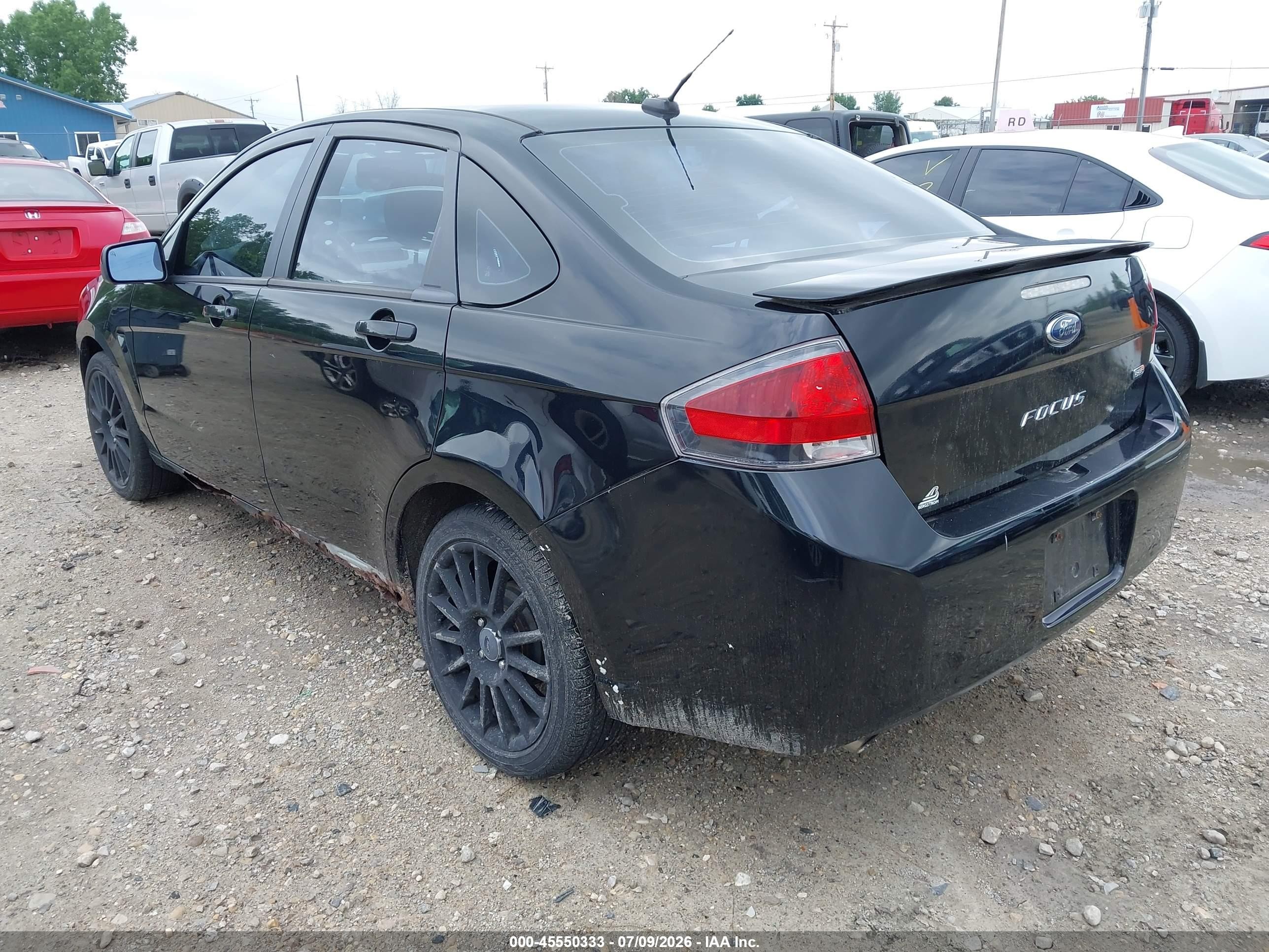 2010 Ford Focus Ses Black vin: 1FAHP3GNXAW165060