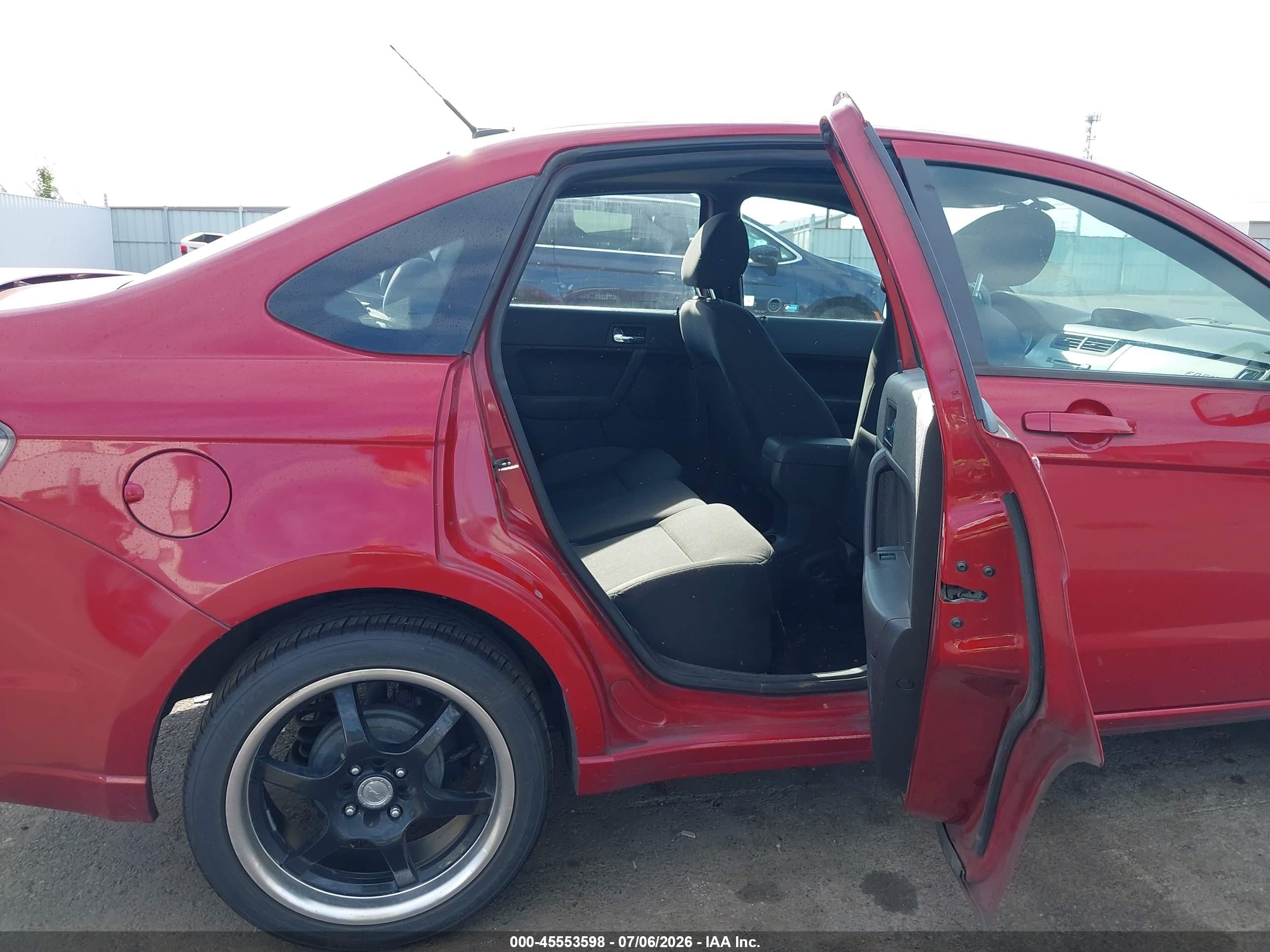 2010 Ford Focus Ses Red vin: 1FAHP3GNXAW292603