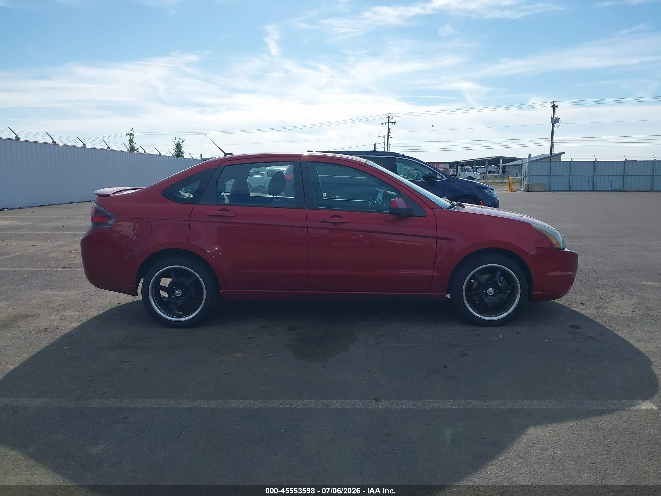 2010 Ford Focus Ses Red vin: 1FAHP3GNXAW292603