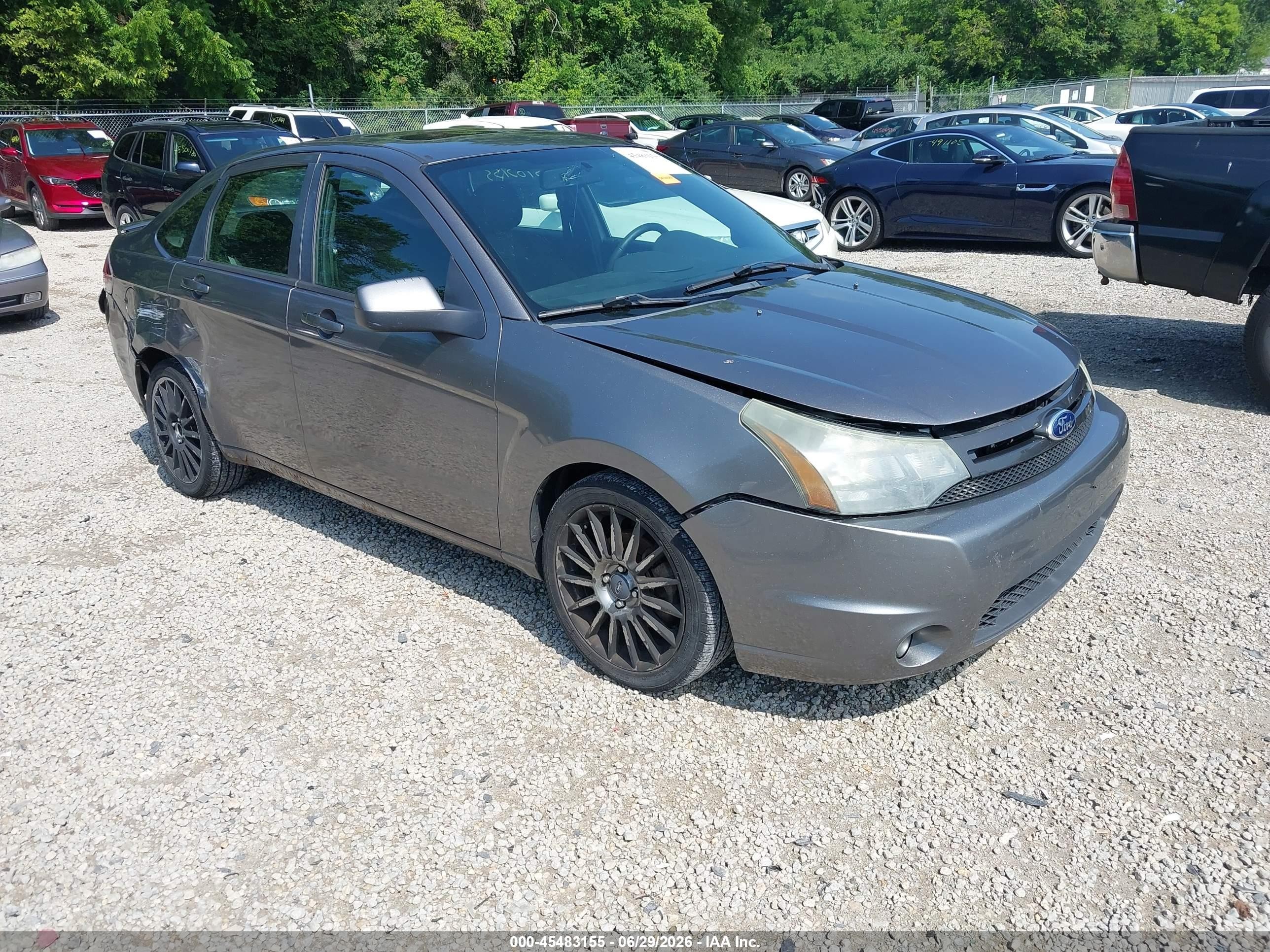 2011 Ford Focus Ses Gray vin: 1FAHP3GNXBW162595