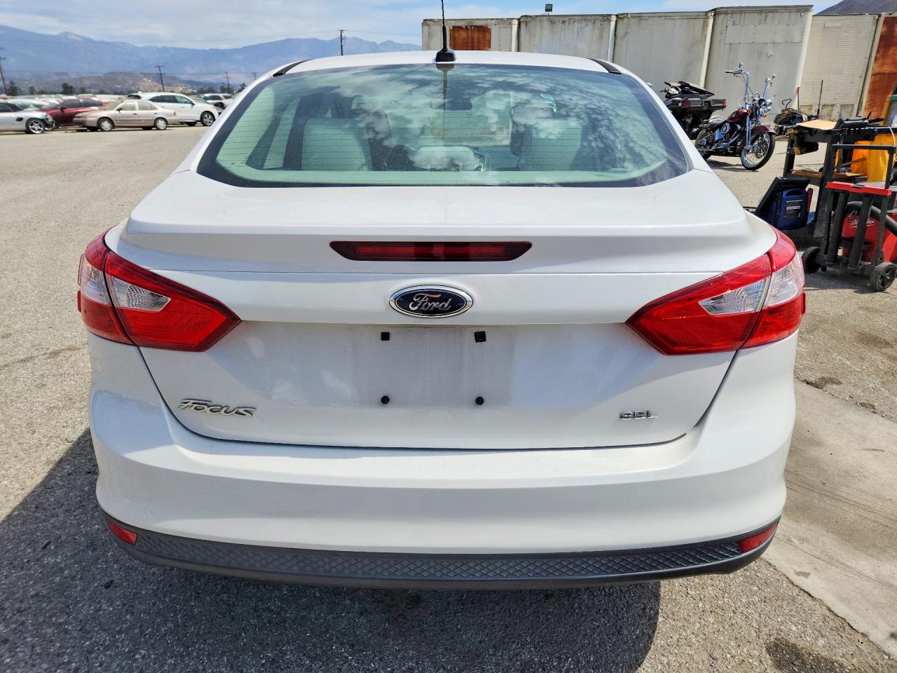2012 Ford Focus Sel Белый vin: 1FAHP3H20CL152472