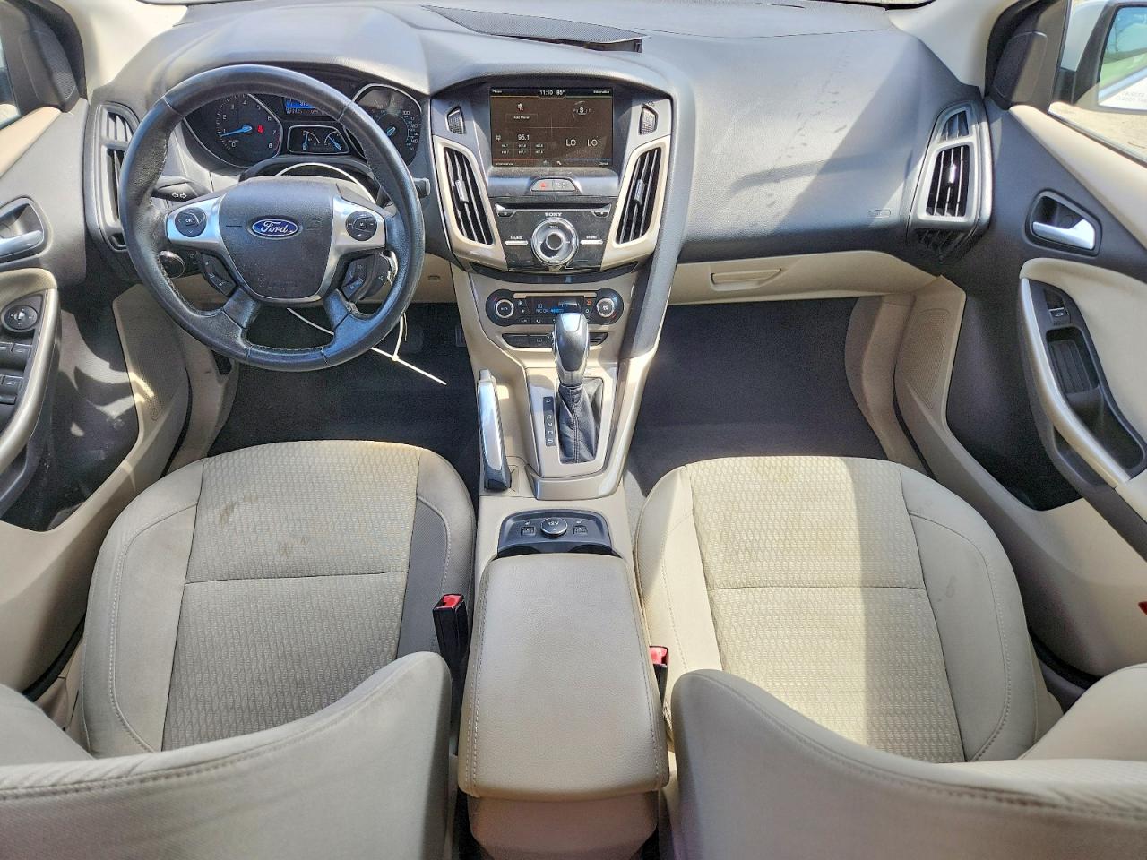 2012 Ford Focus Sel Белый vin: 1FAHP3H20CL152472