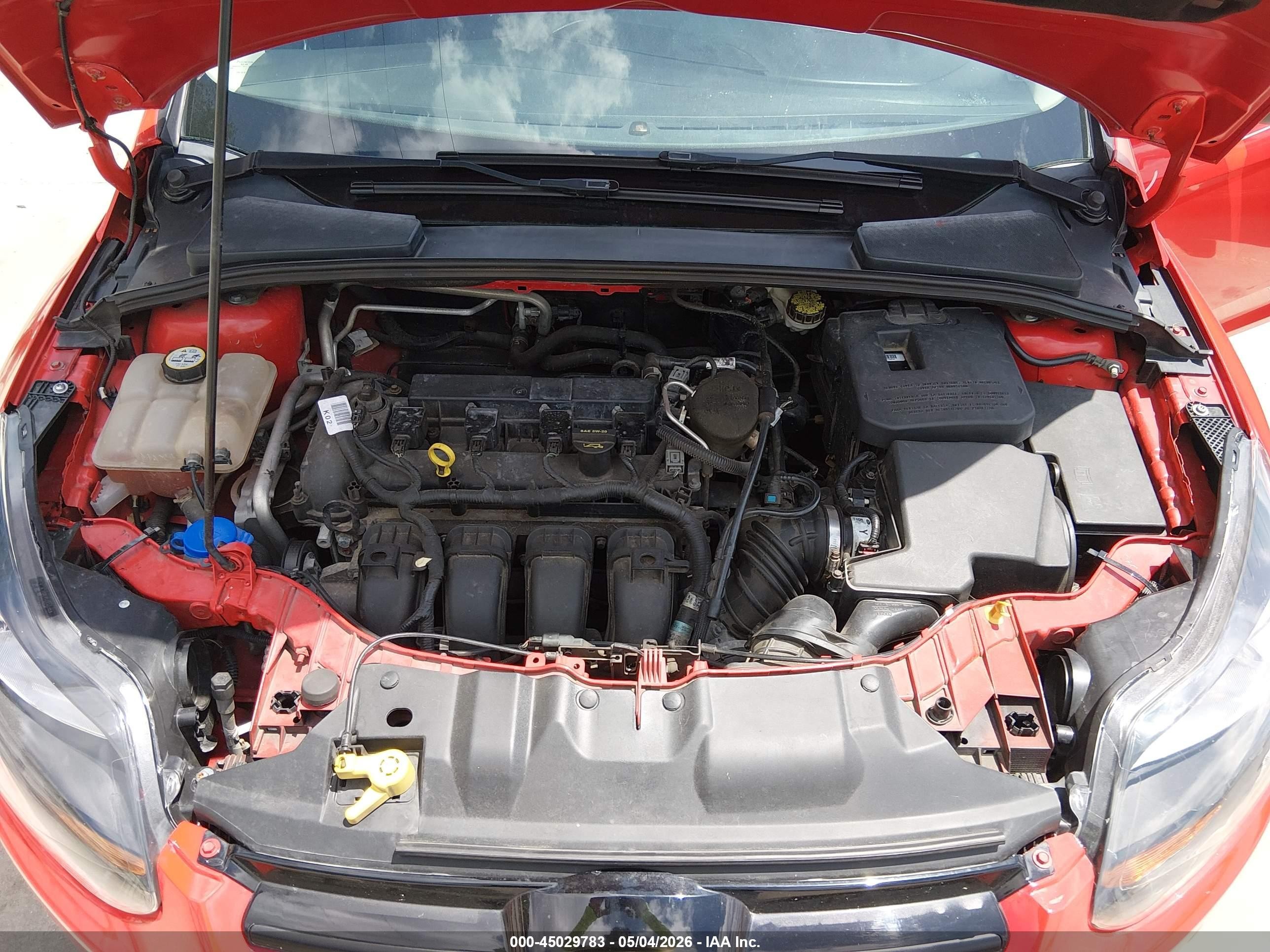 2012 Ford Focus Sel Красный vin: 1FAHP3H20CL172866