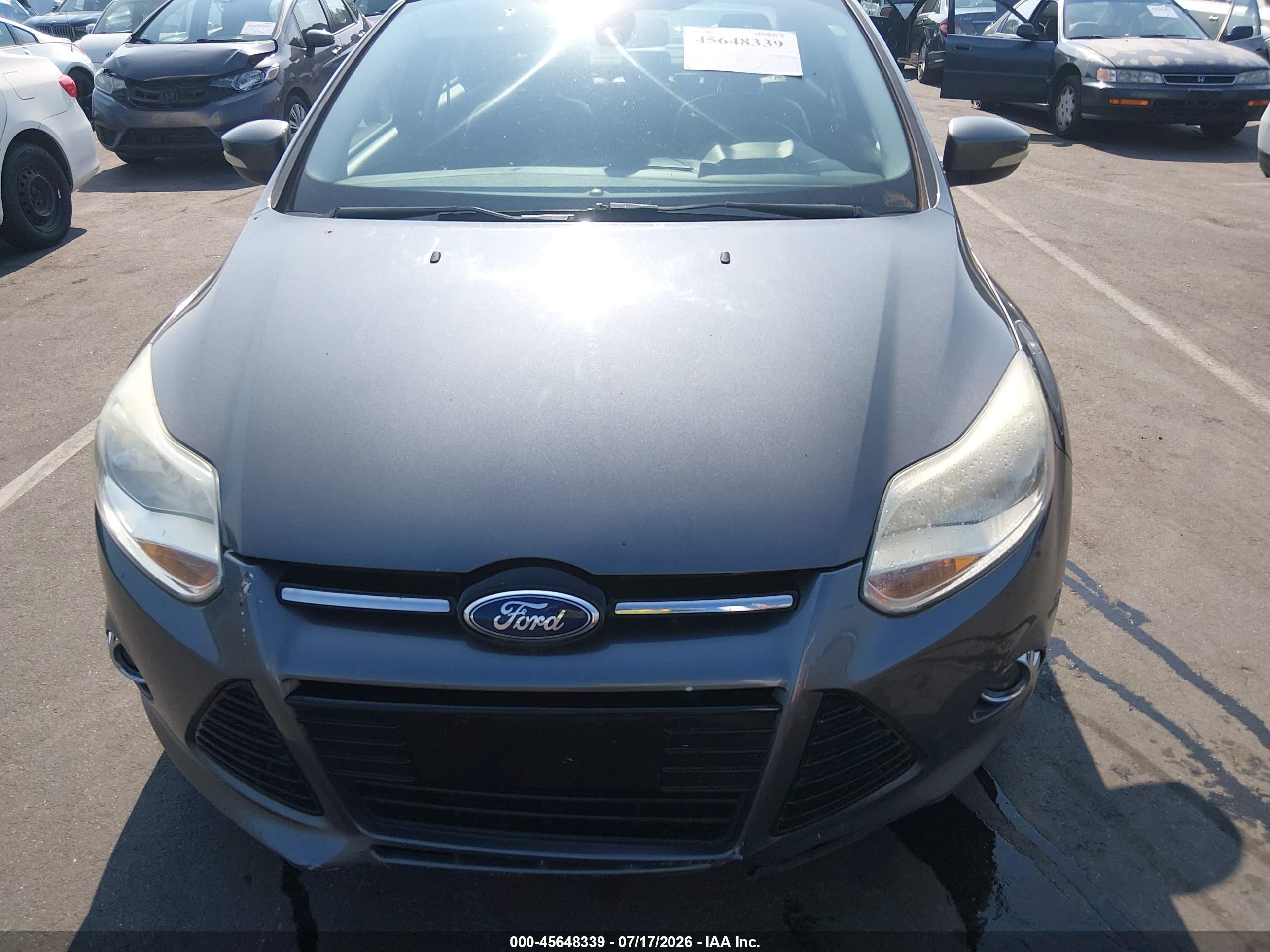 2012 Ford Focus Sel Gray vin: 1FAHP3H20CL180014