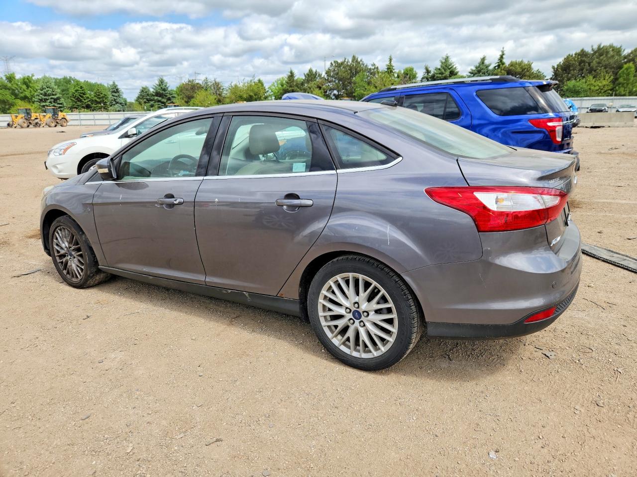 2012 Ford Focus Sel Серый vin: 1FAHP3H20CL188310