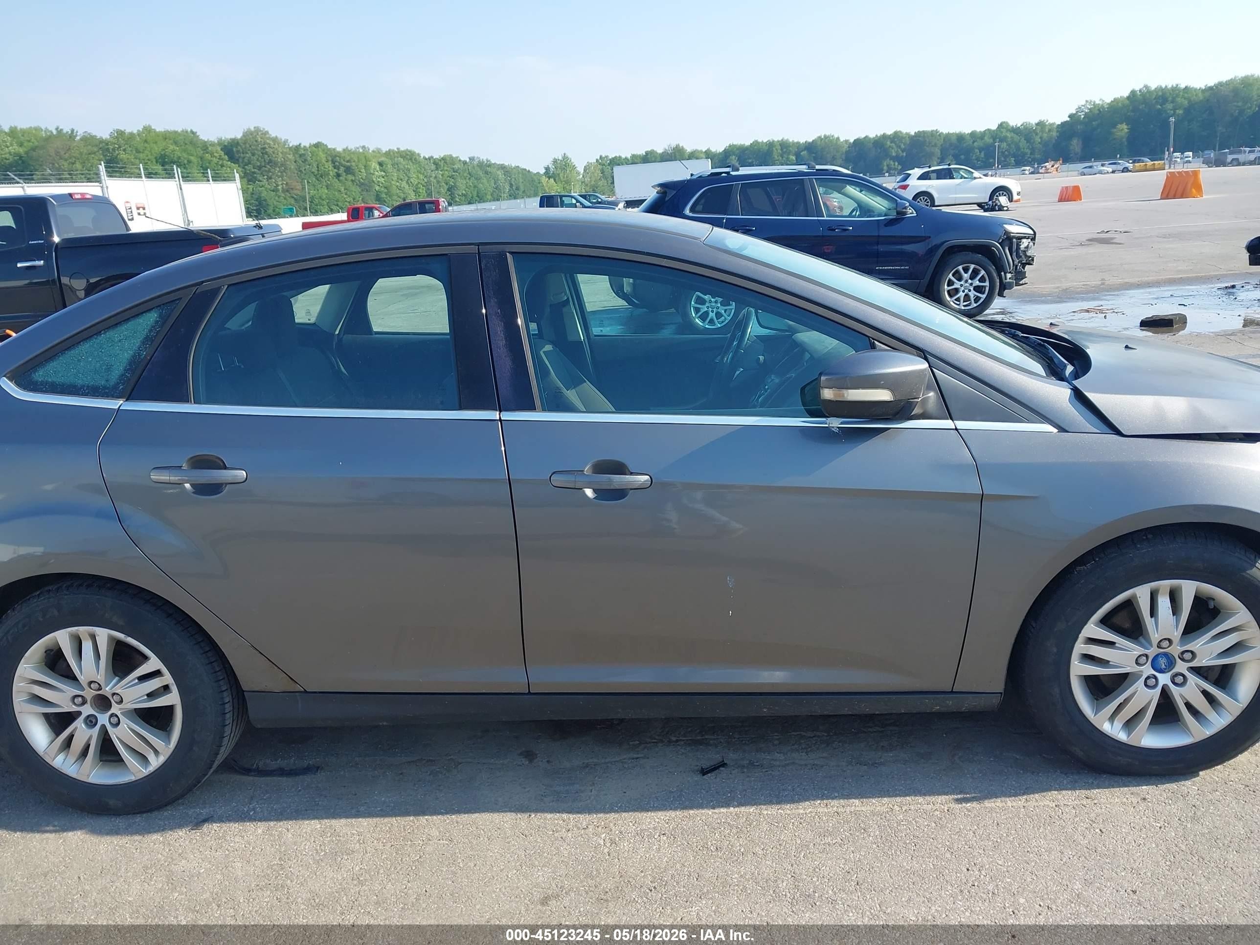 2012 Ford Focus Sel Gray vin: 1FAHP3H20CL248215