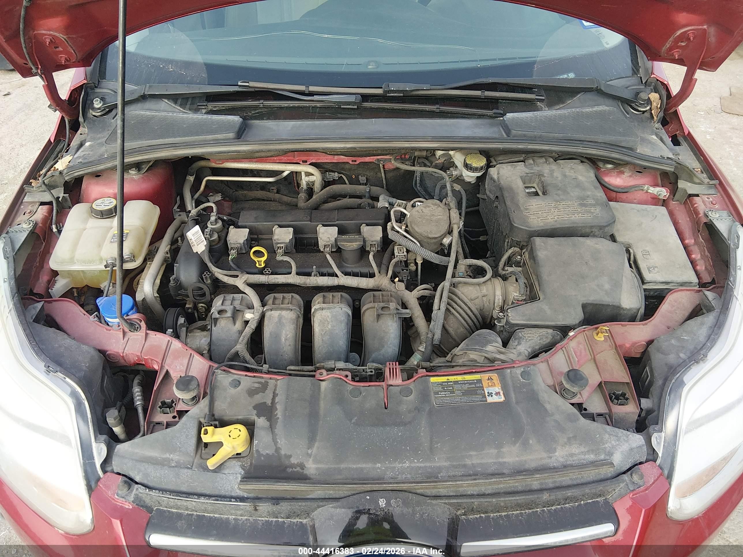 2012 Ford Focus Sel Red vin: 1FAHP3H20CL267296