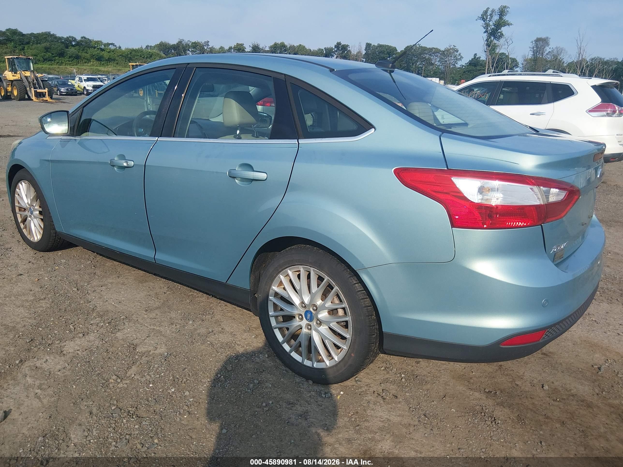 2012 Ford Focus Sel Blue vin: 1FAHP3H20CL287077