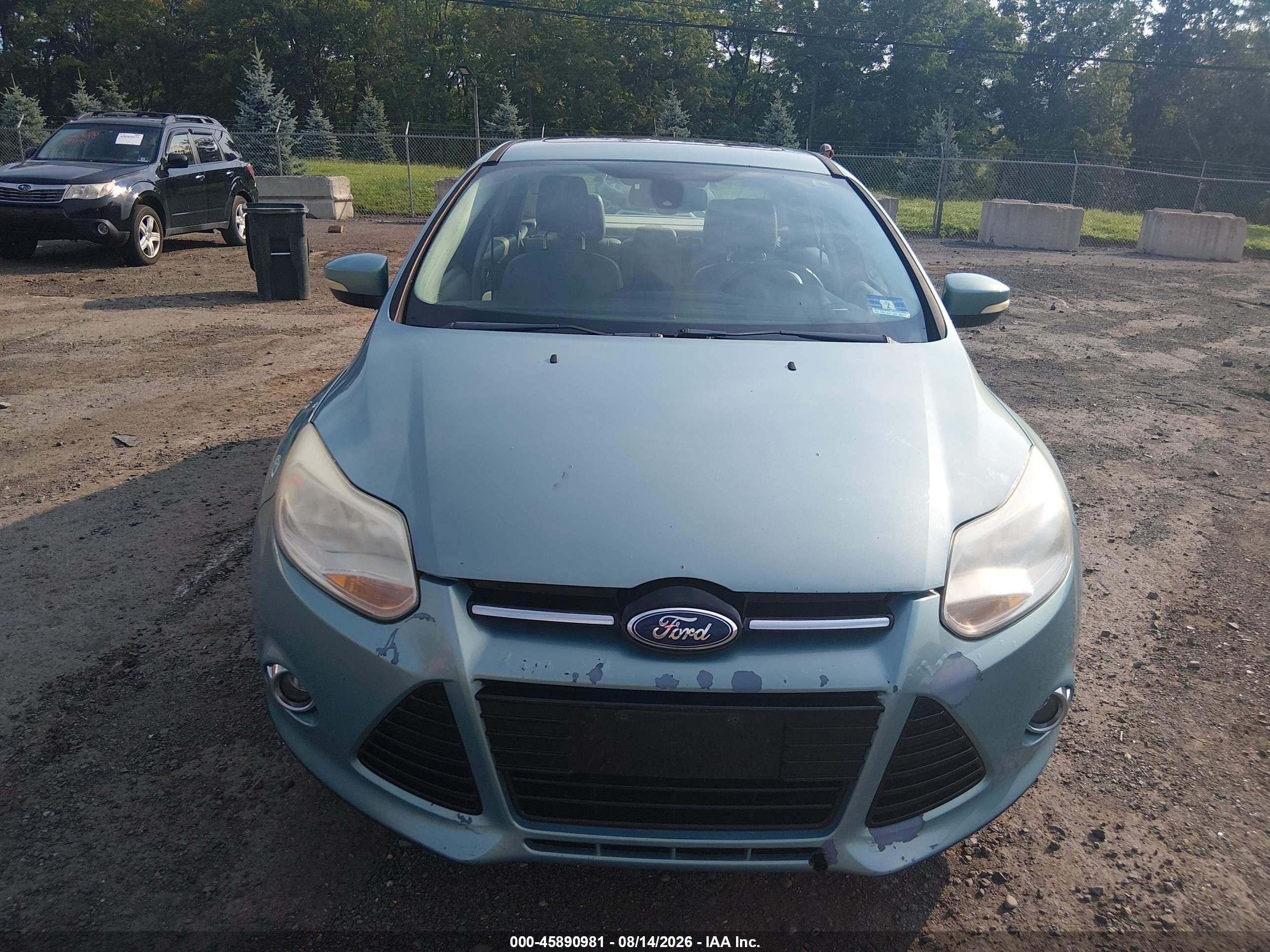 2012 Ford Focus Sel Blue vin: 1FAHP3H20CL287077