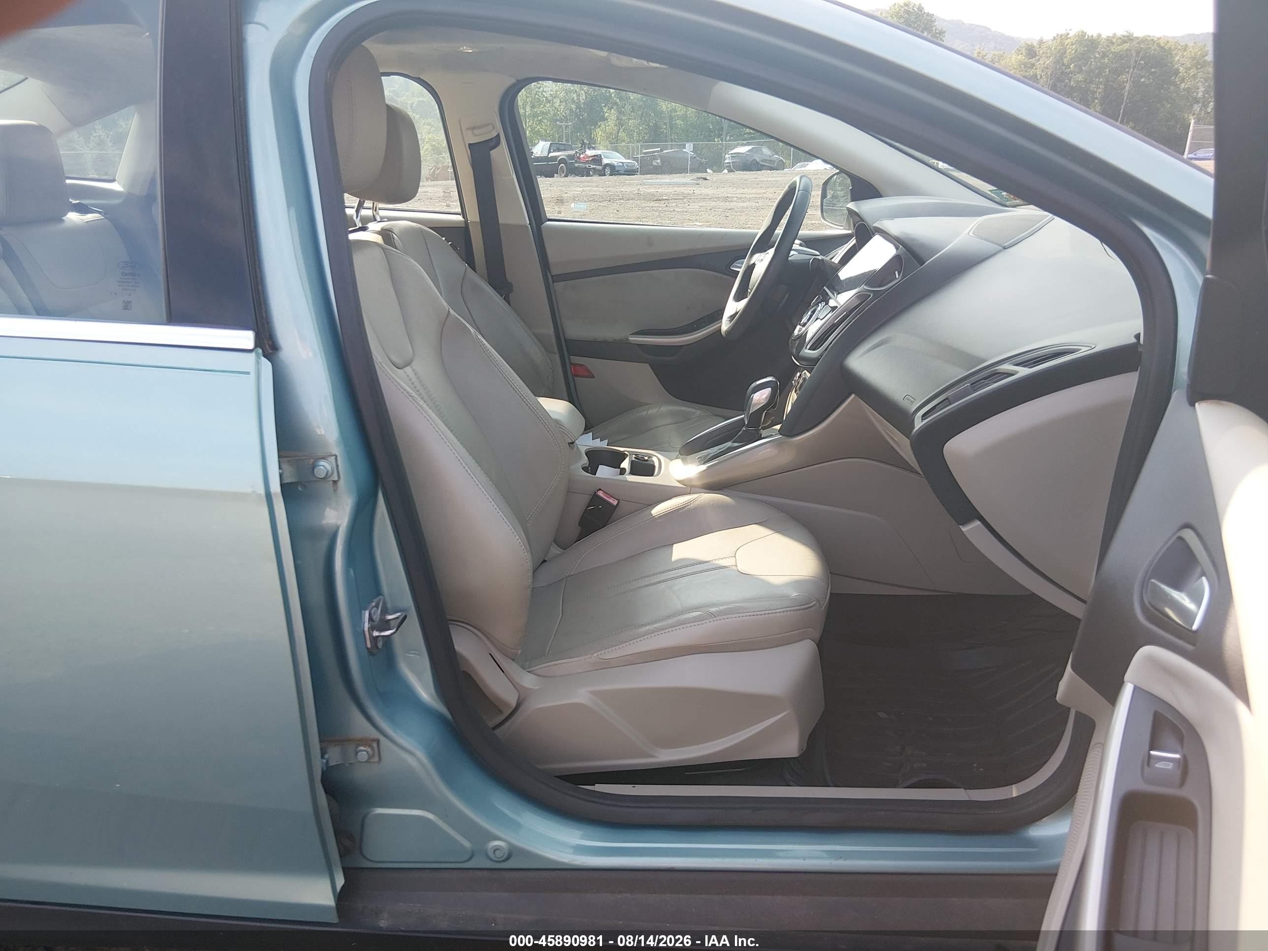2012 Ford Focus Sel Blue vin: 1FAHP3H20CL287077