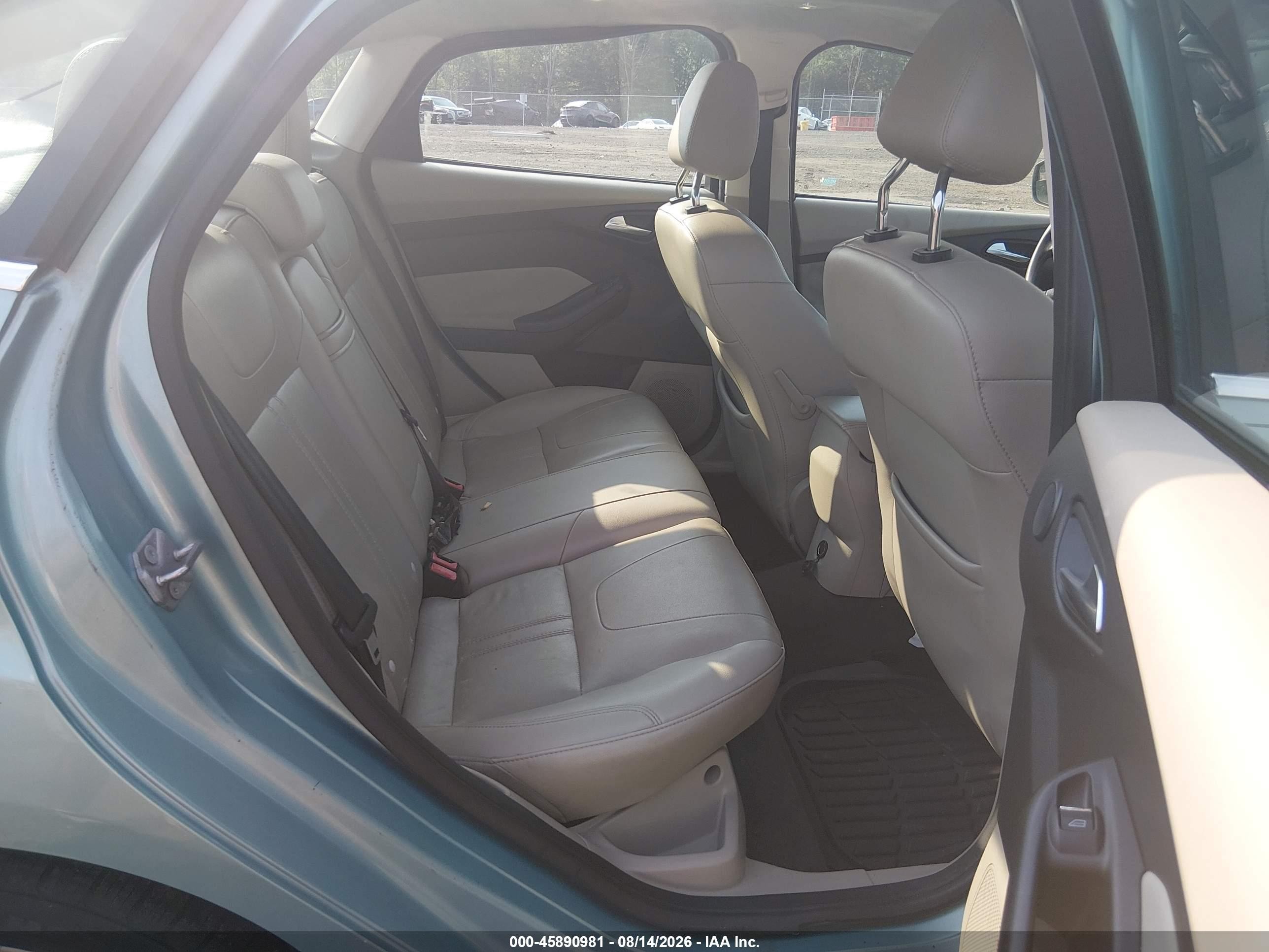2012 Ford Focus Sel Blue vin: 1FAHP3H20CL287077
