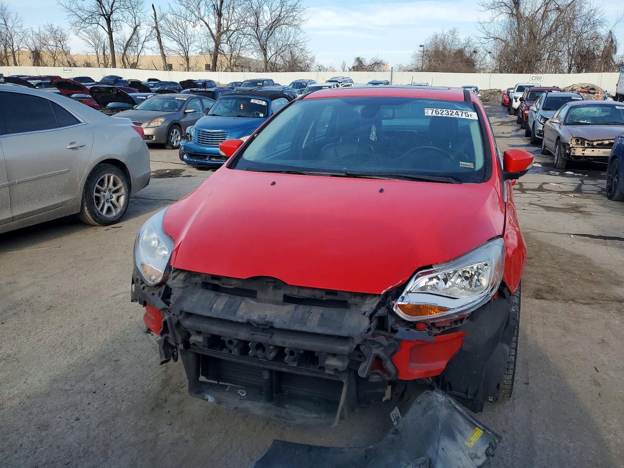 2012 Ford Focus Sel Red vin: 1FAHP3H20CL339727