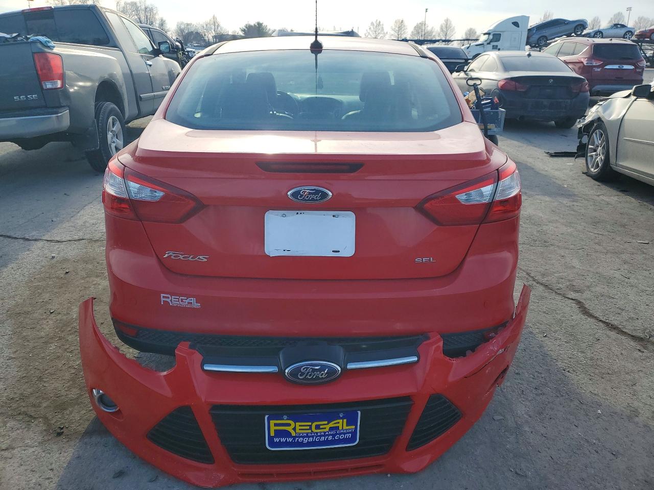 2012 Ford Focus Sel Red vin: 1FAHP3H20CL339727