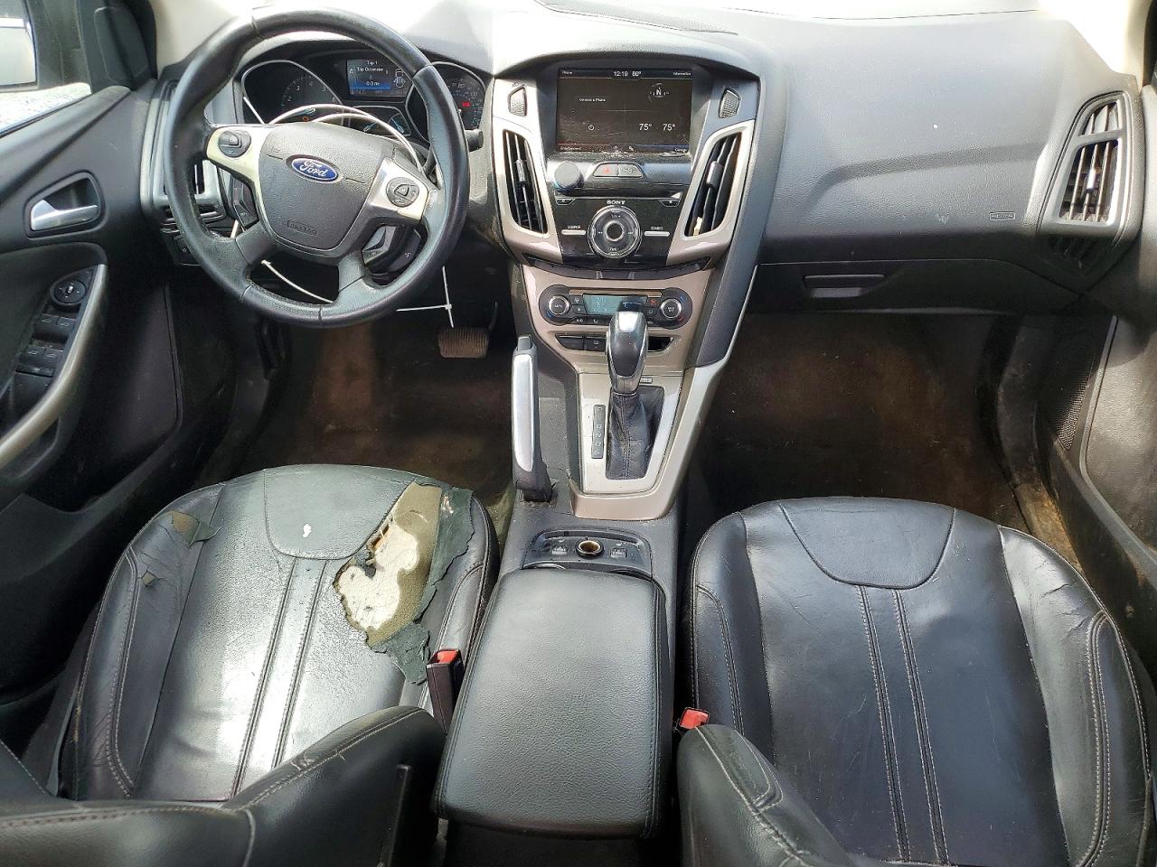 2012 Ford Focus Sel Gray vin: 1FAHP3H20CL341929