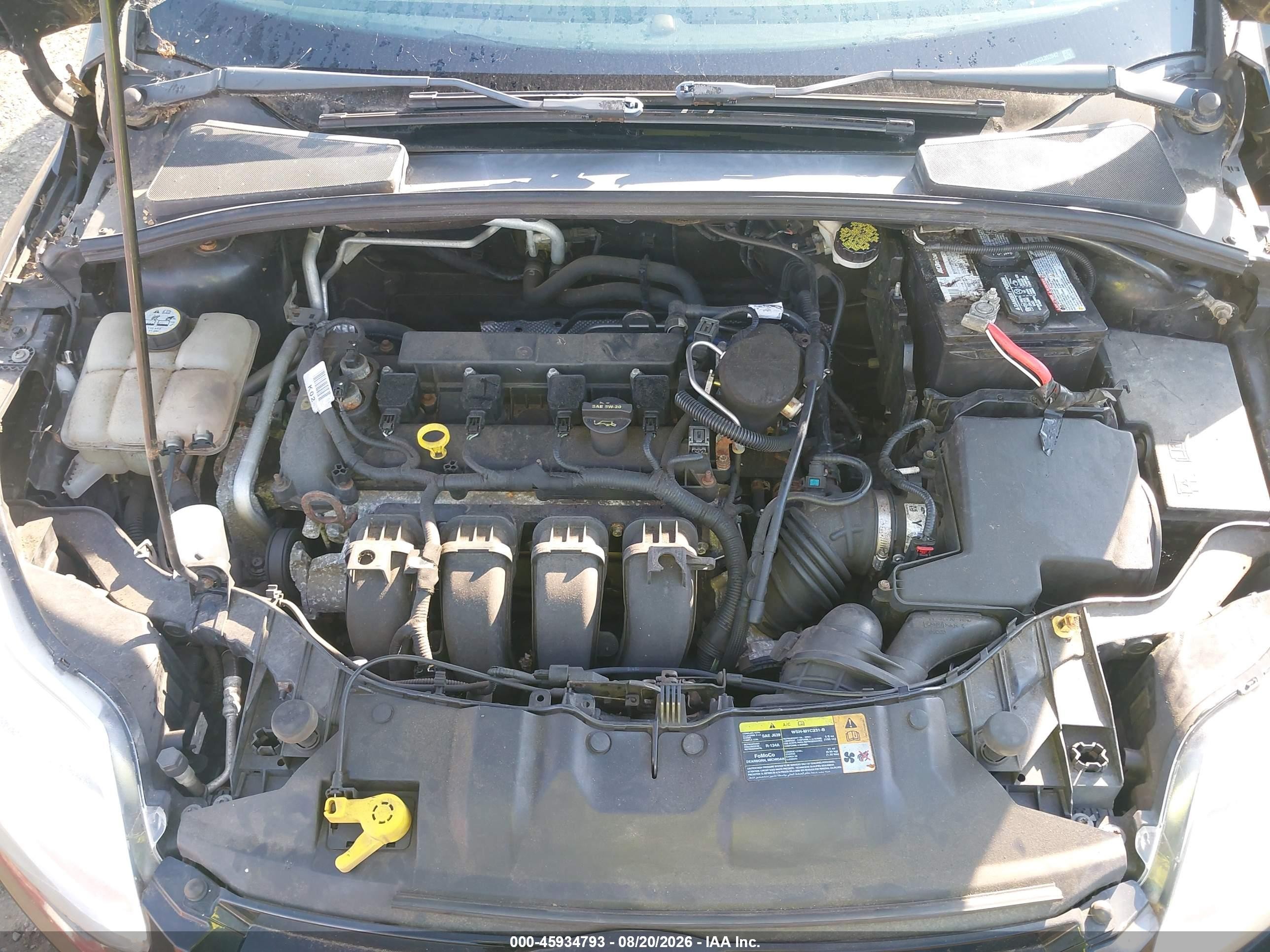 2012 Ford Focus Sel Черный vin: 1FAHP3H20CL352042