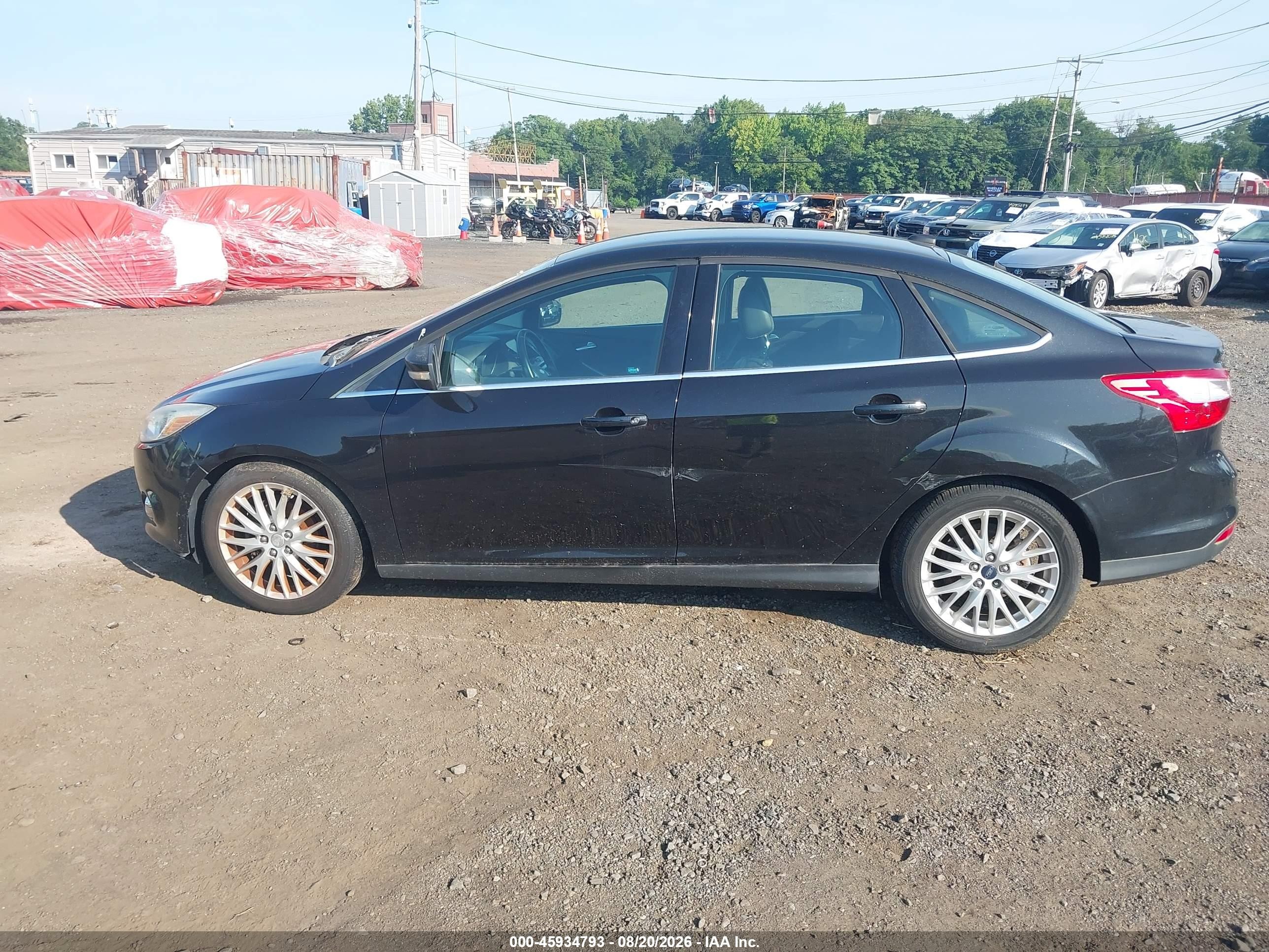 2012 Ford Focus Sel Черный vin: 1FAHP3H20CL352042
