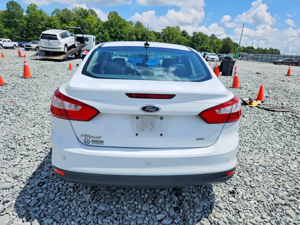 2012 Ford Focus Sel White vin: 1FAHP3H20CL360805