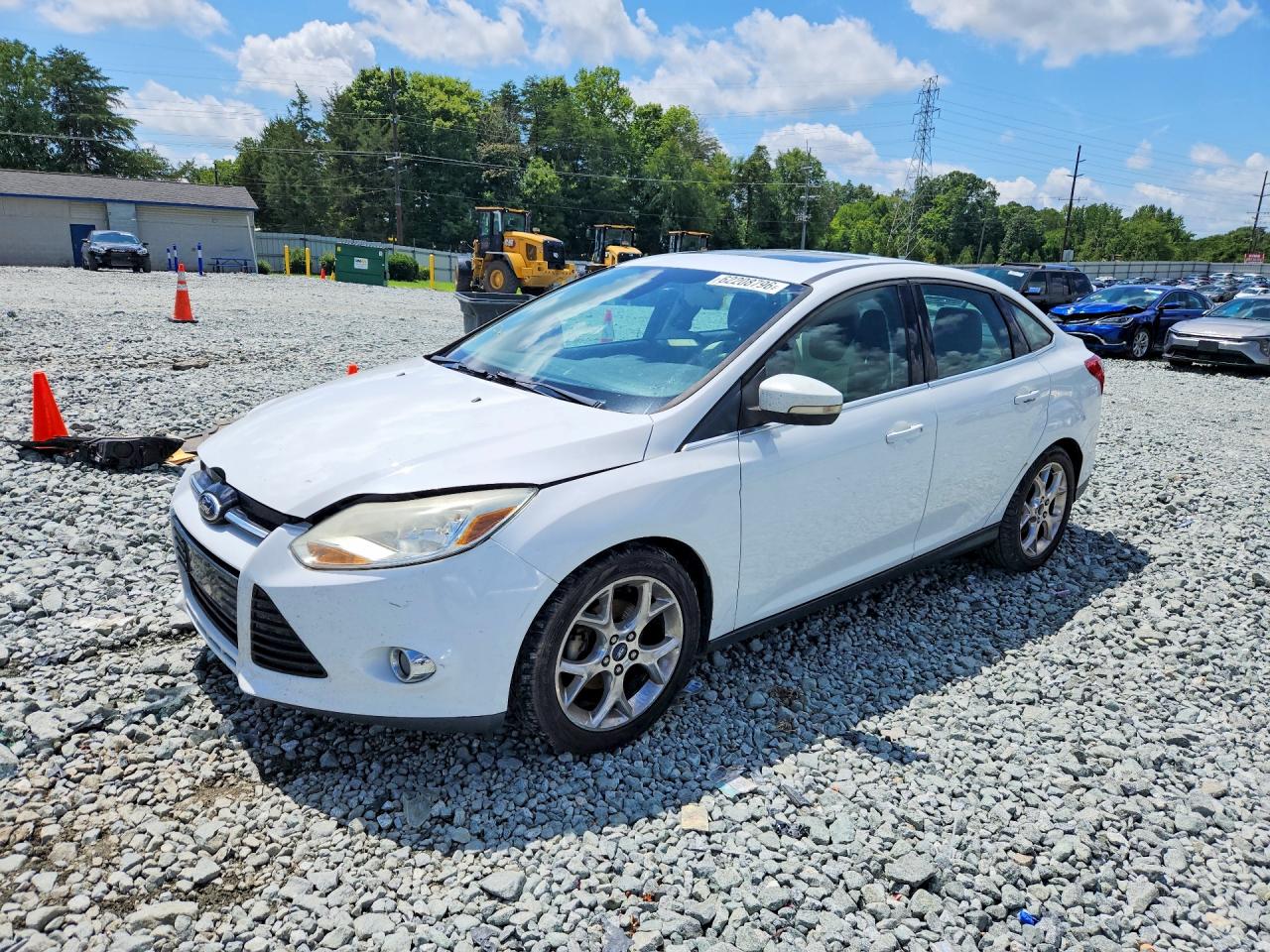 2012 Ford Focus Sel Белый vin: 1FAHP3H20CL360805