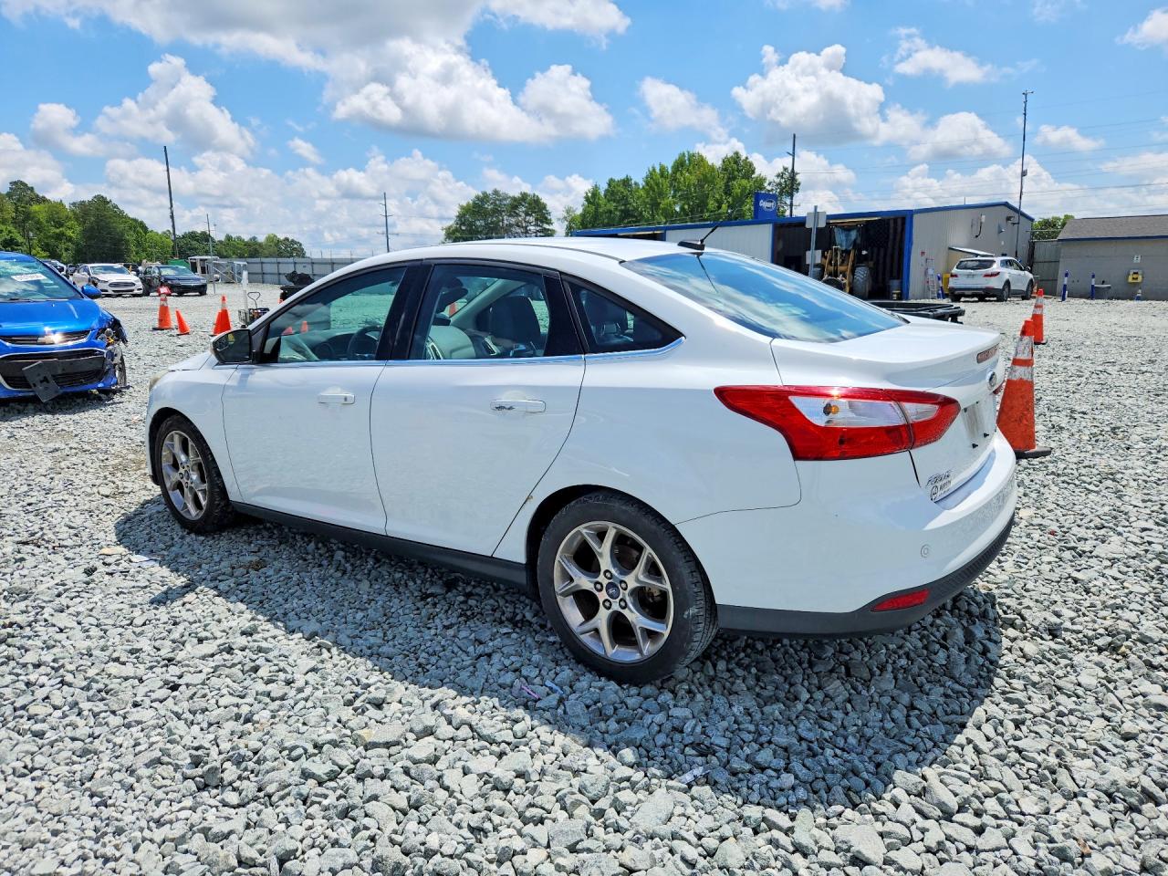 2012 Ford Focus Sel White vin: 1FAHP3H20CL360805