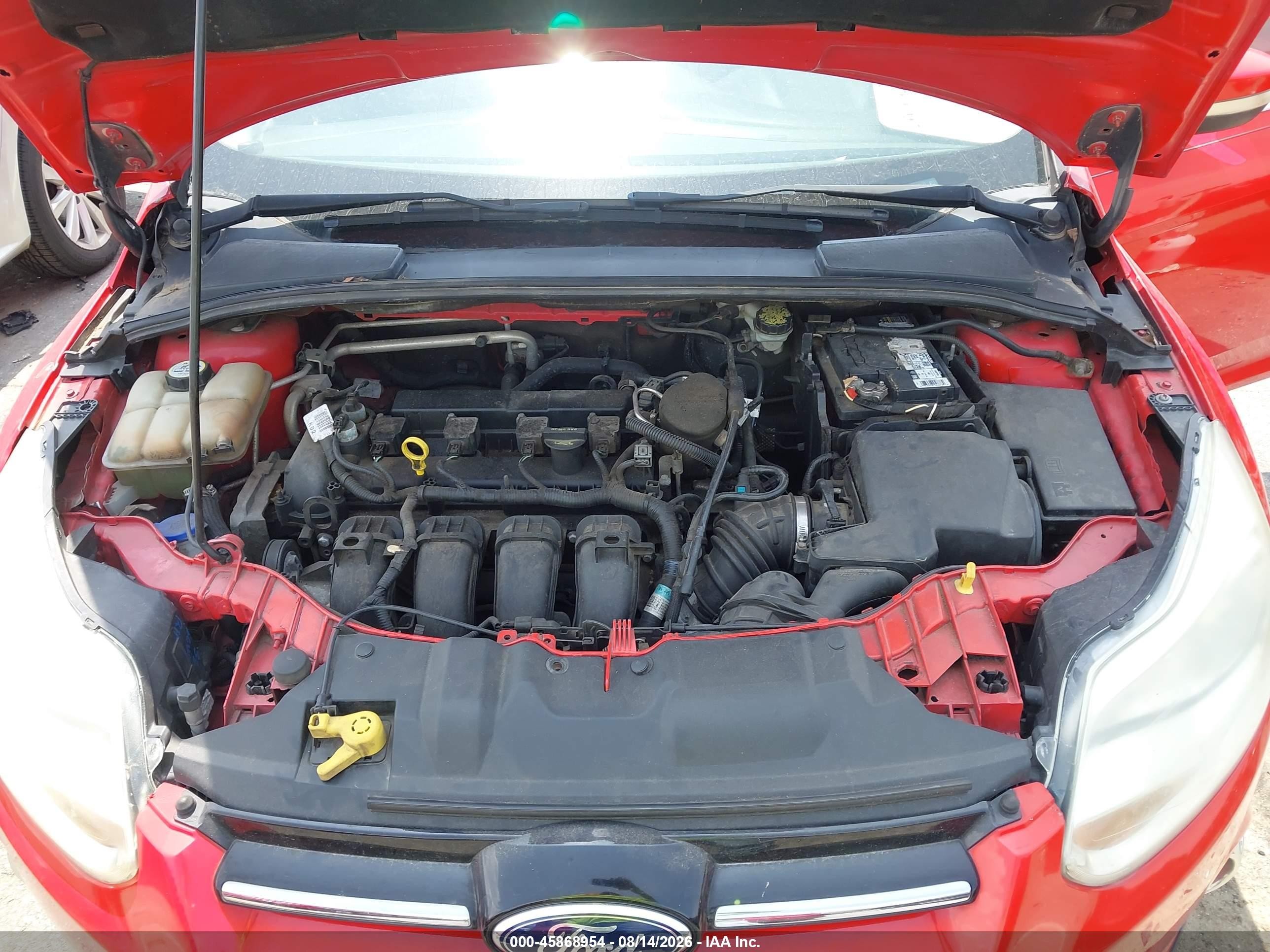 2012 Ford Focus Sel Red vin: 1FAHP3H20CL393612