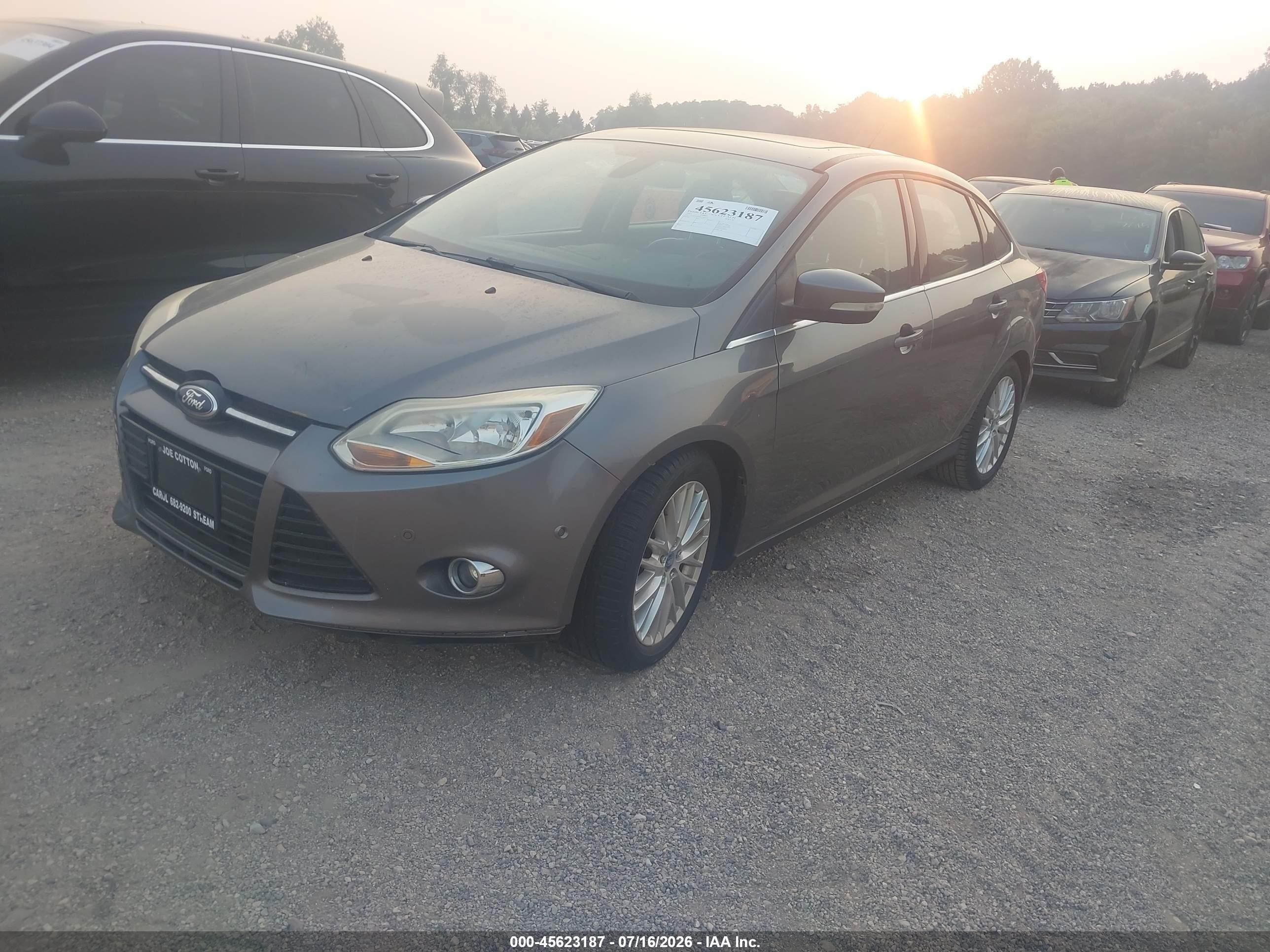 2012 Ford Focus Sel Gray vin: 1FAHP3H20CL463142