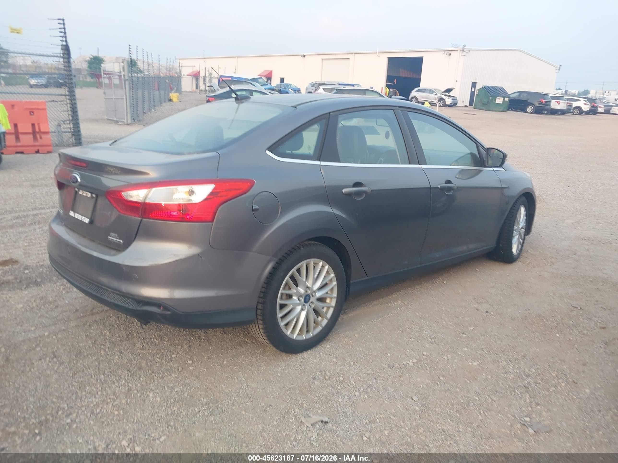 2012 Ford Focus Sel Gray vin: 1FAHP3H20CL463142