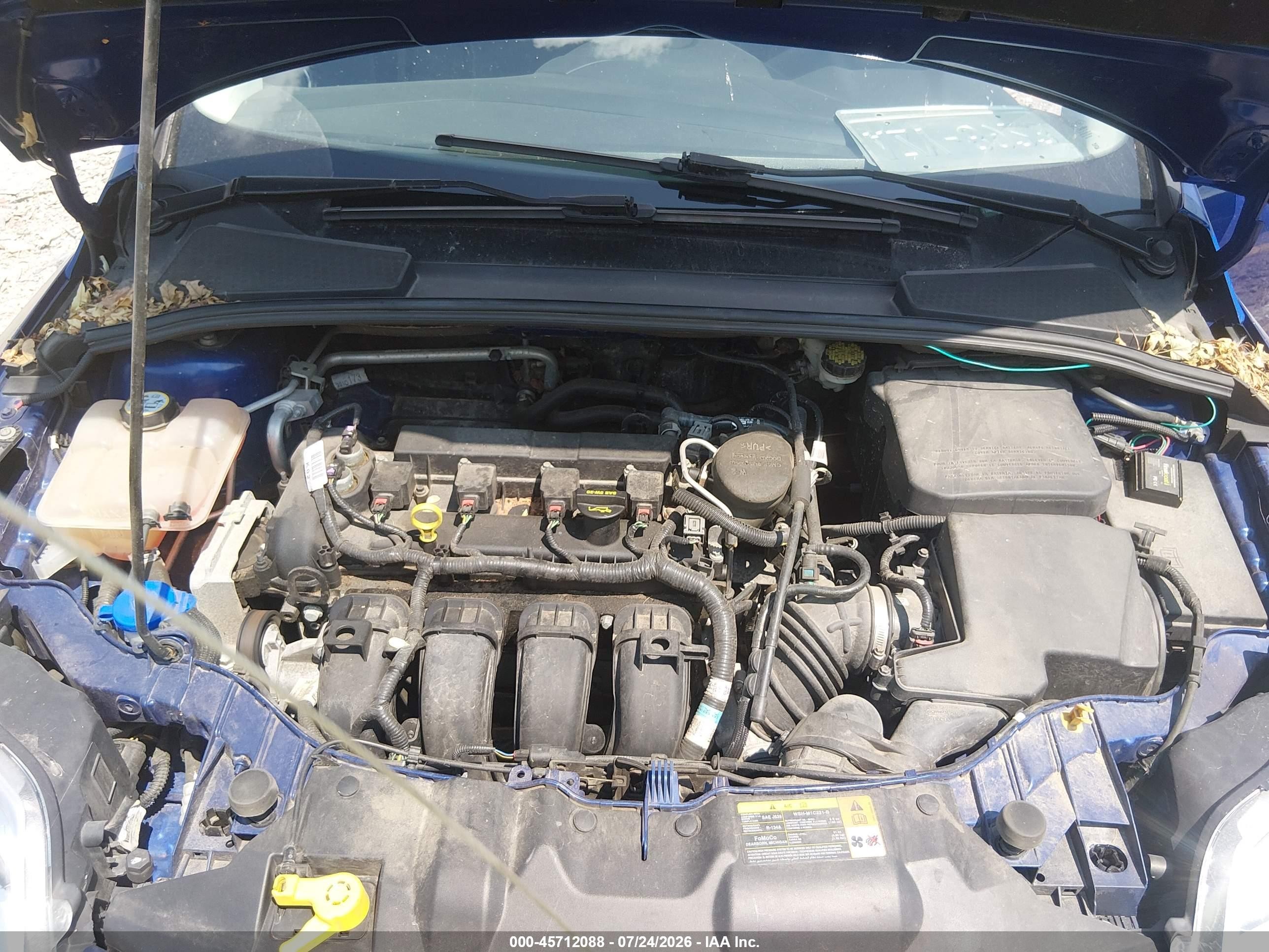 2012 Ford Focus Sel Синий vin: 1FAHP3H20CL474030