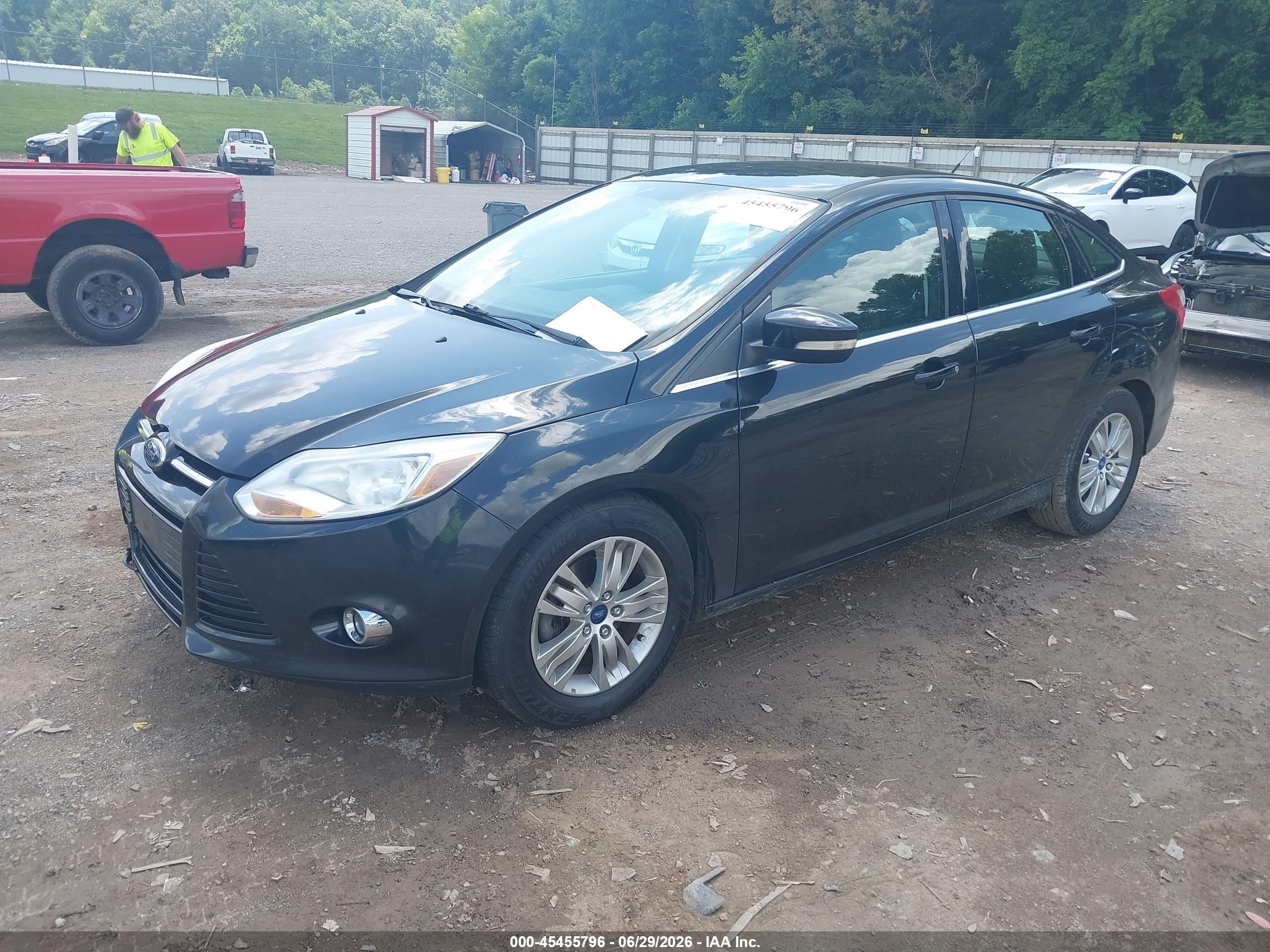 2012 Ford Focus Sel Black vin: 1FAHP3H21CL131632