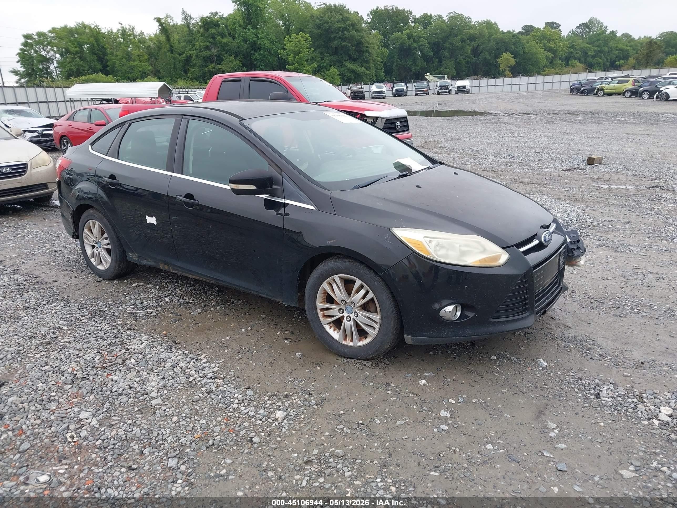 2012 Ford Focus Sel Black vin: 1FAHP3H21CL247655