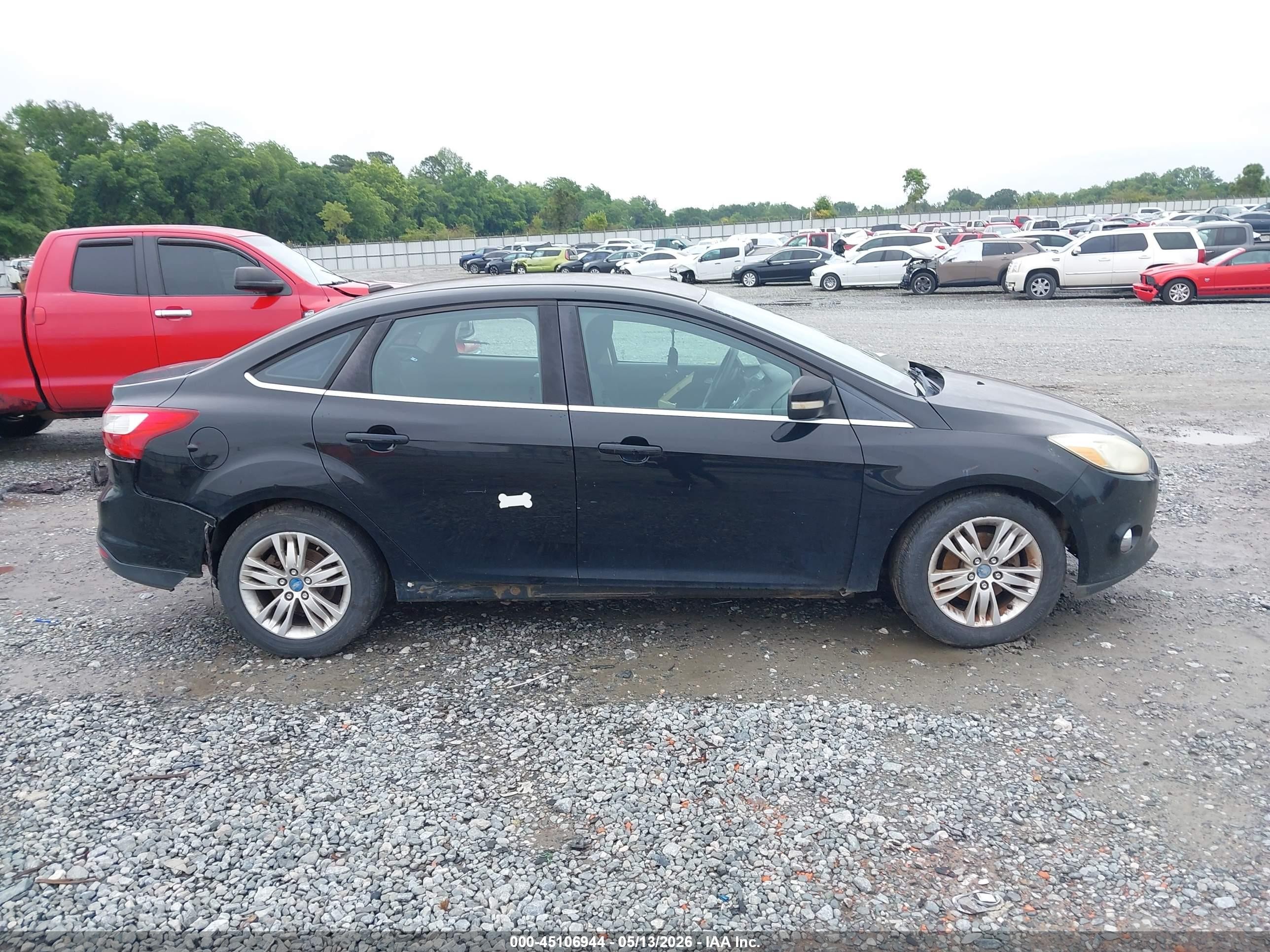 2012 Ford Focus Sel Black vin: 1FAHP3H21CL247655
