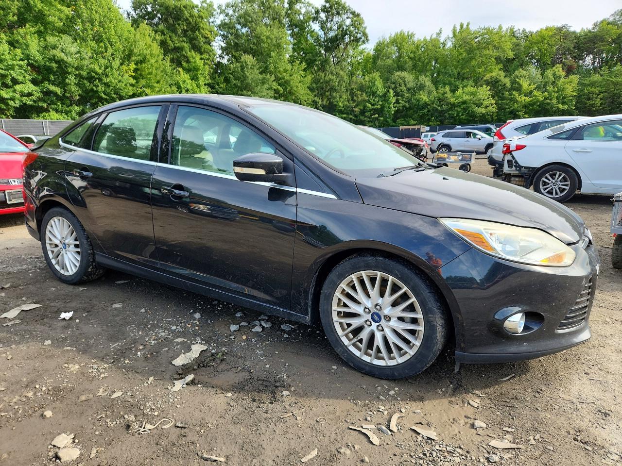 2012 Ford Focus Sel Black vin: 1FAHP3H21CL413933