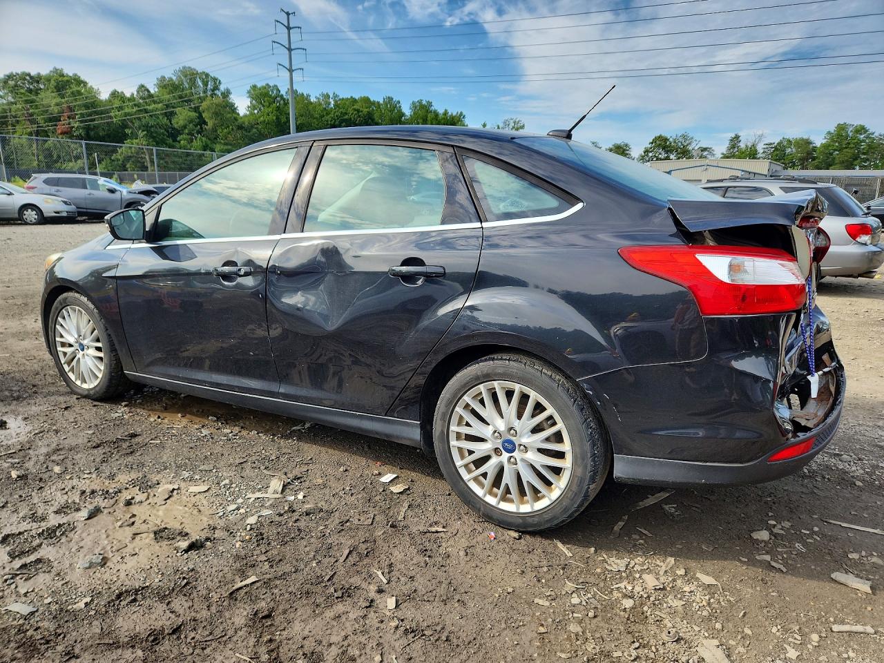 2012 Ford Focus Sel Black vin: 1FAHP3H21CL413933