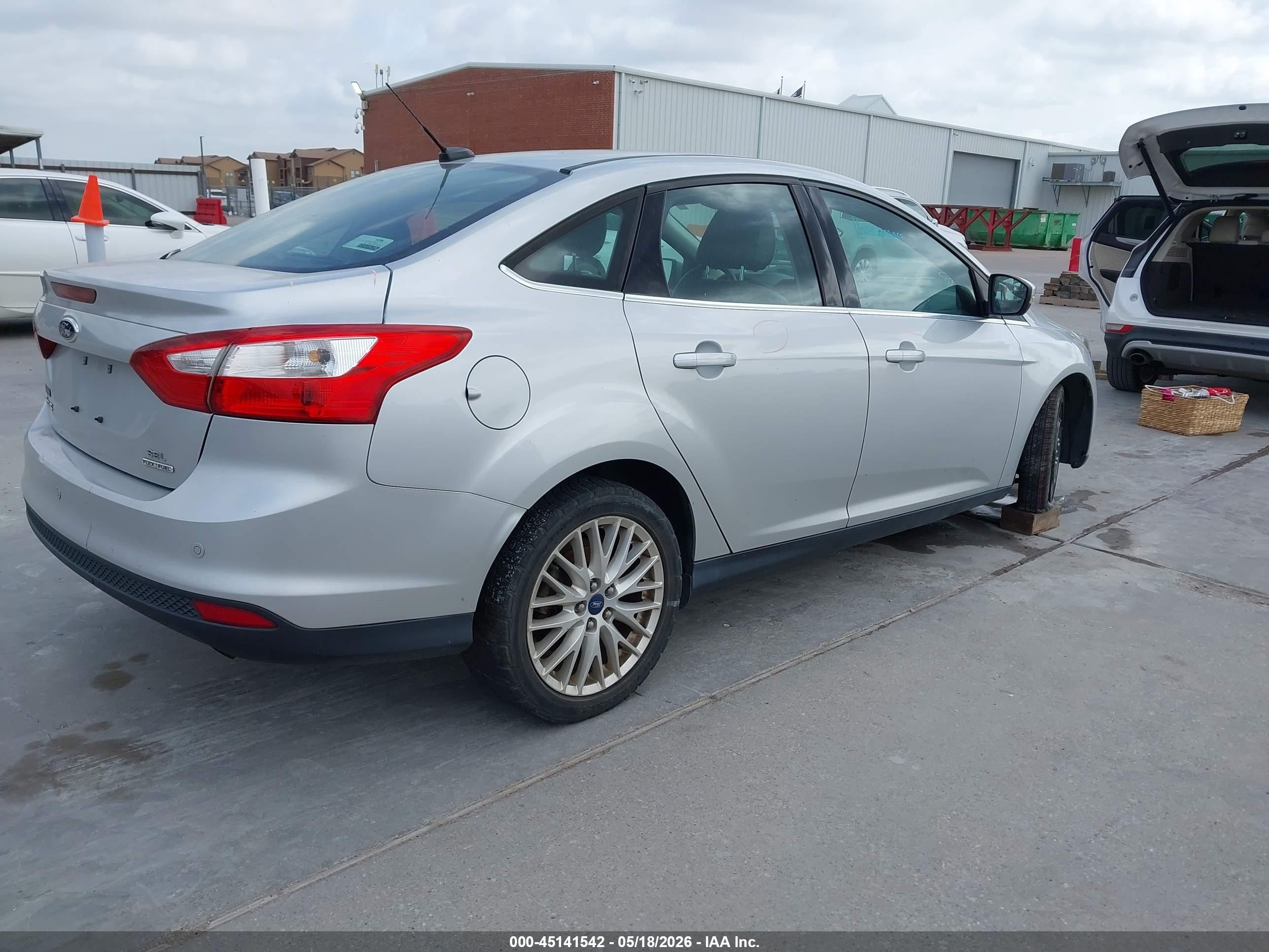 2012 Ford Focus Sel Silver vin: 1FAHP3H21CL420882