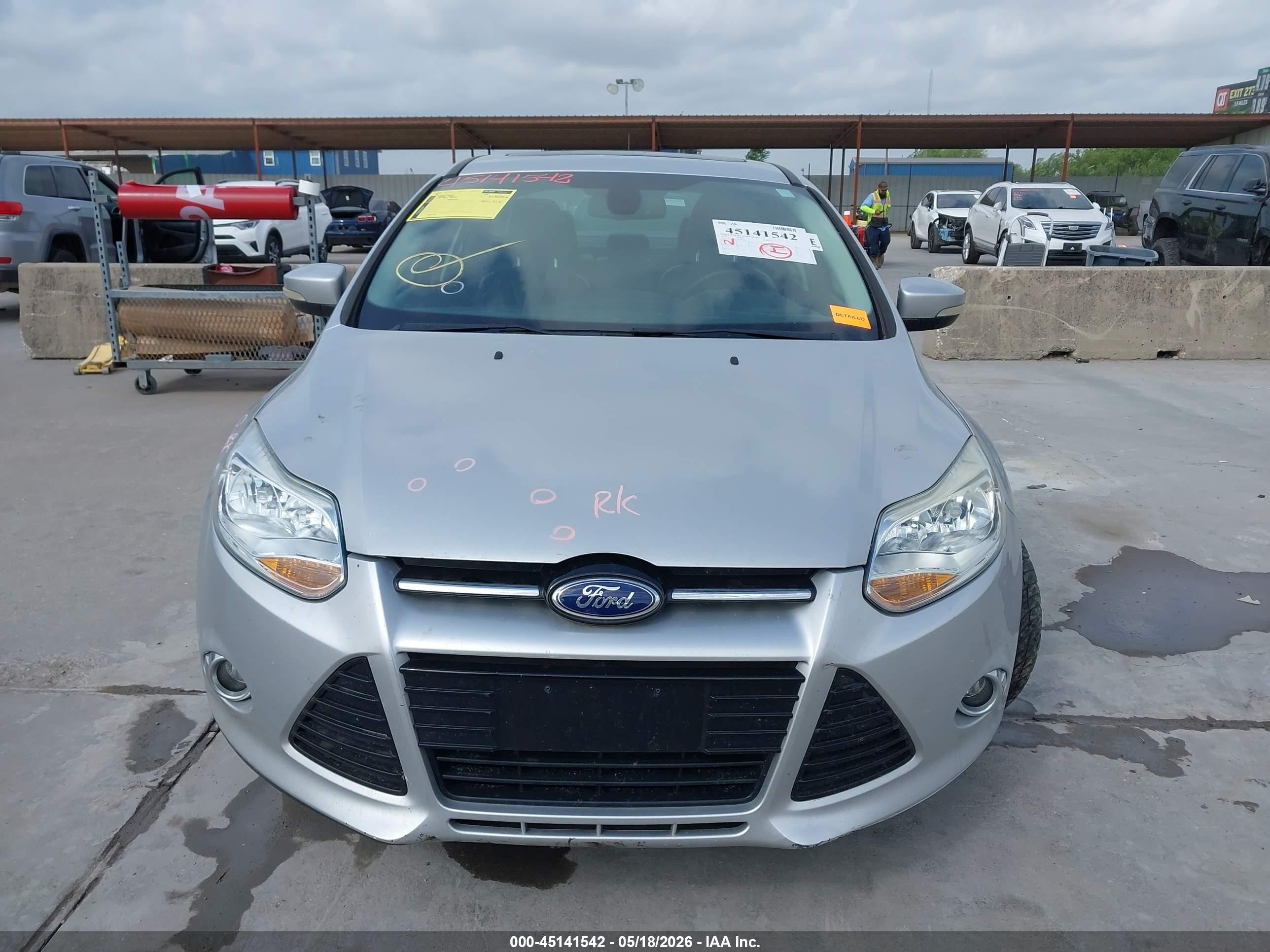 2012 Ford Focus Sel Silver vin: 1FAHP3H21CL420882