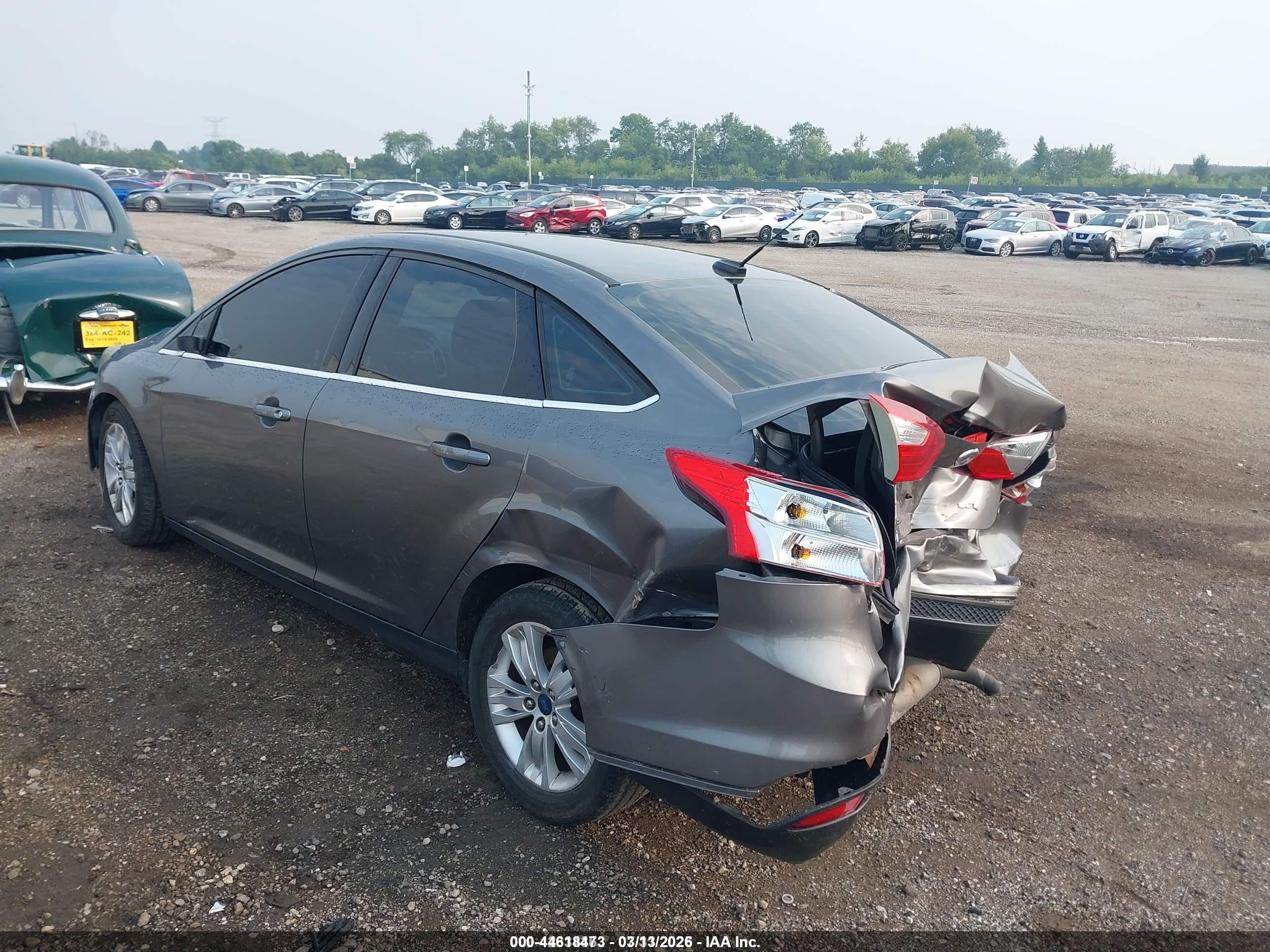 2012 Ford Focus Sel Gray vin: 1FAHP3H21CL437861