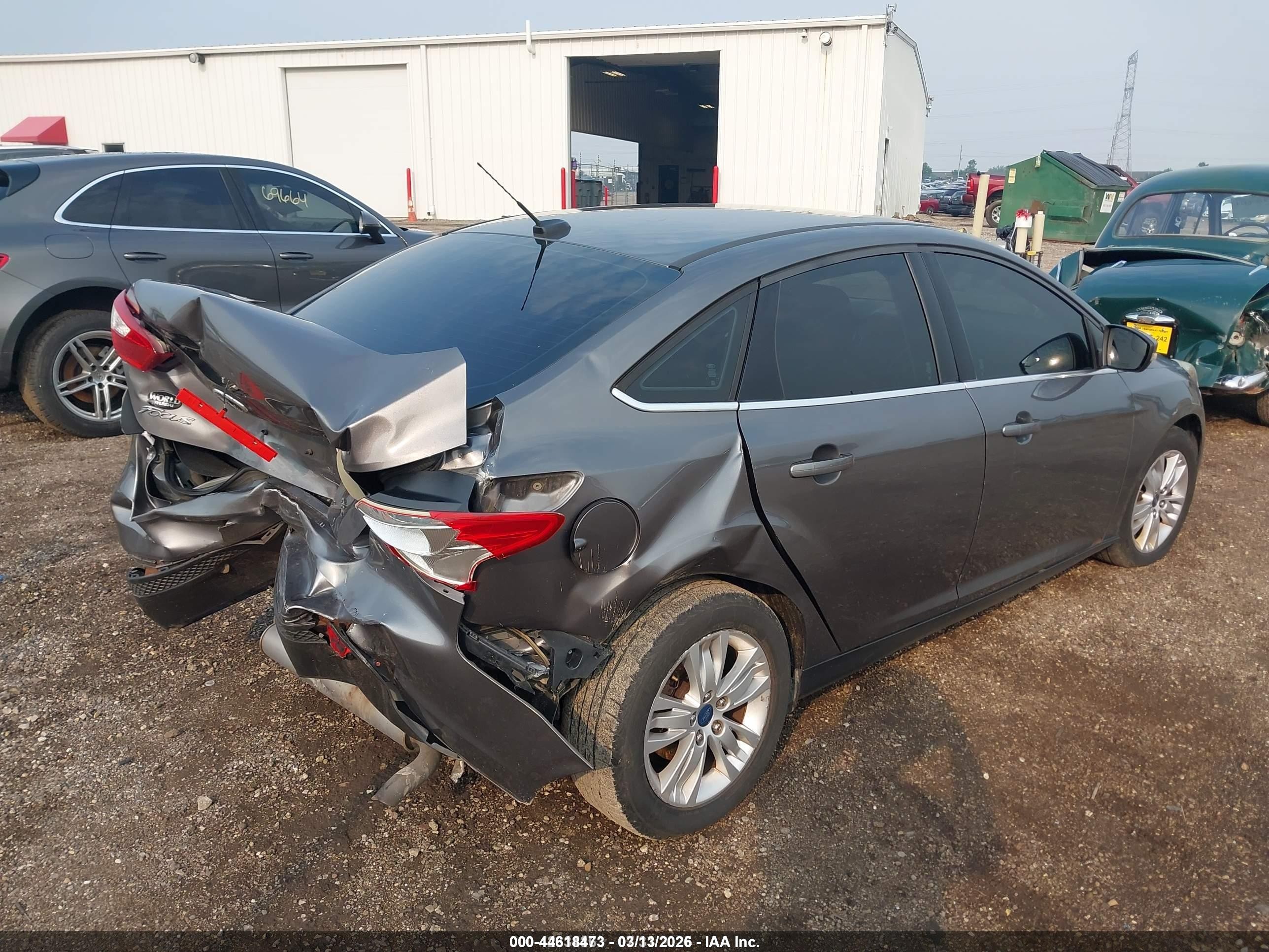 2012 Ford Focus Sel Gray vin: 1FAHP3H21CL437861