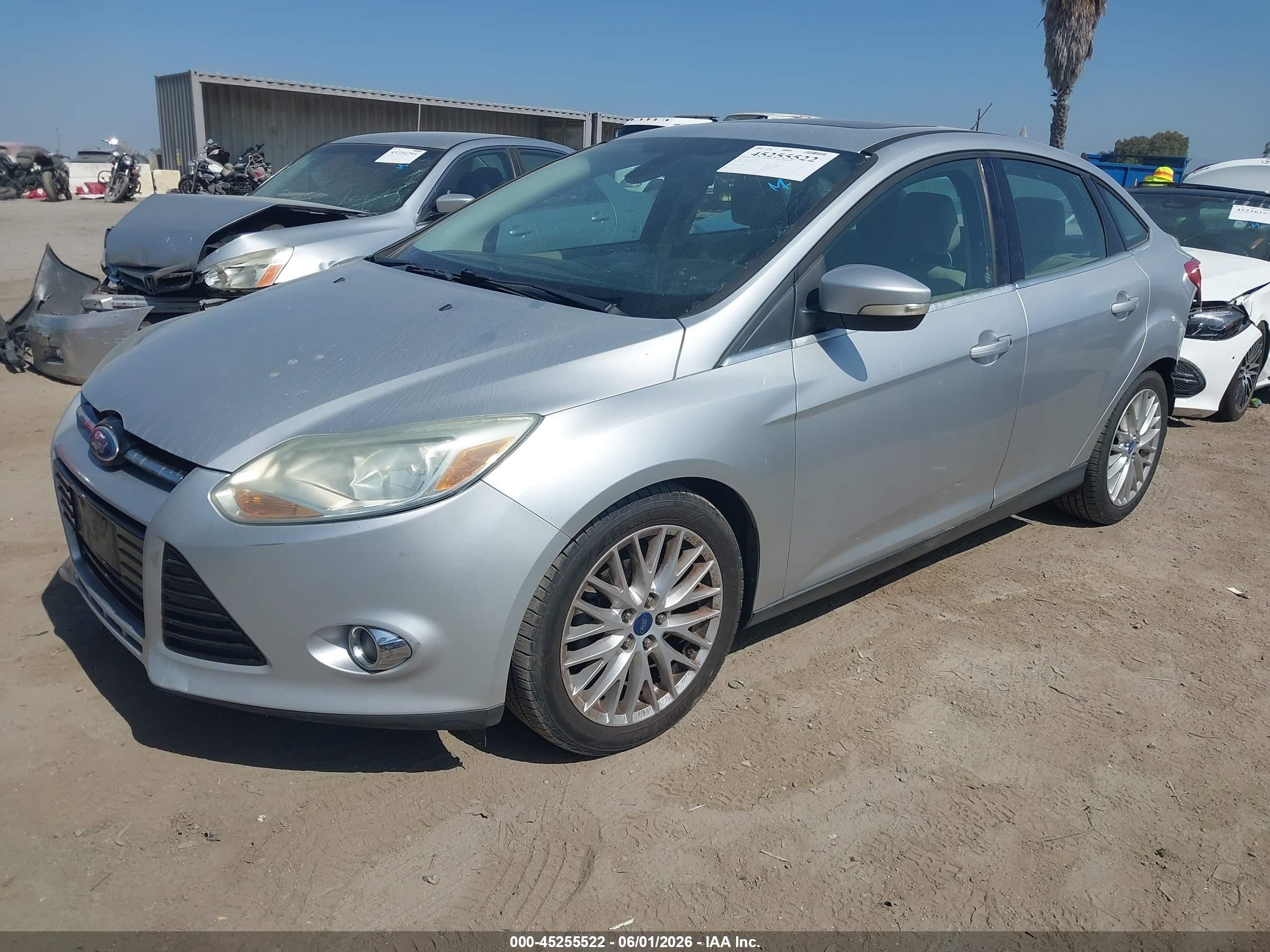2012 Ford Focus Sel Silver vin: 1FAHP3H22CL179933