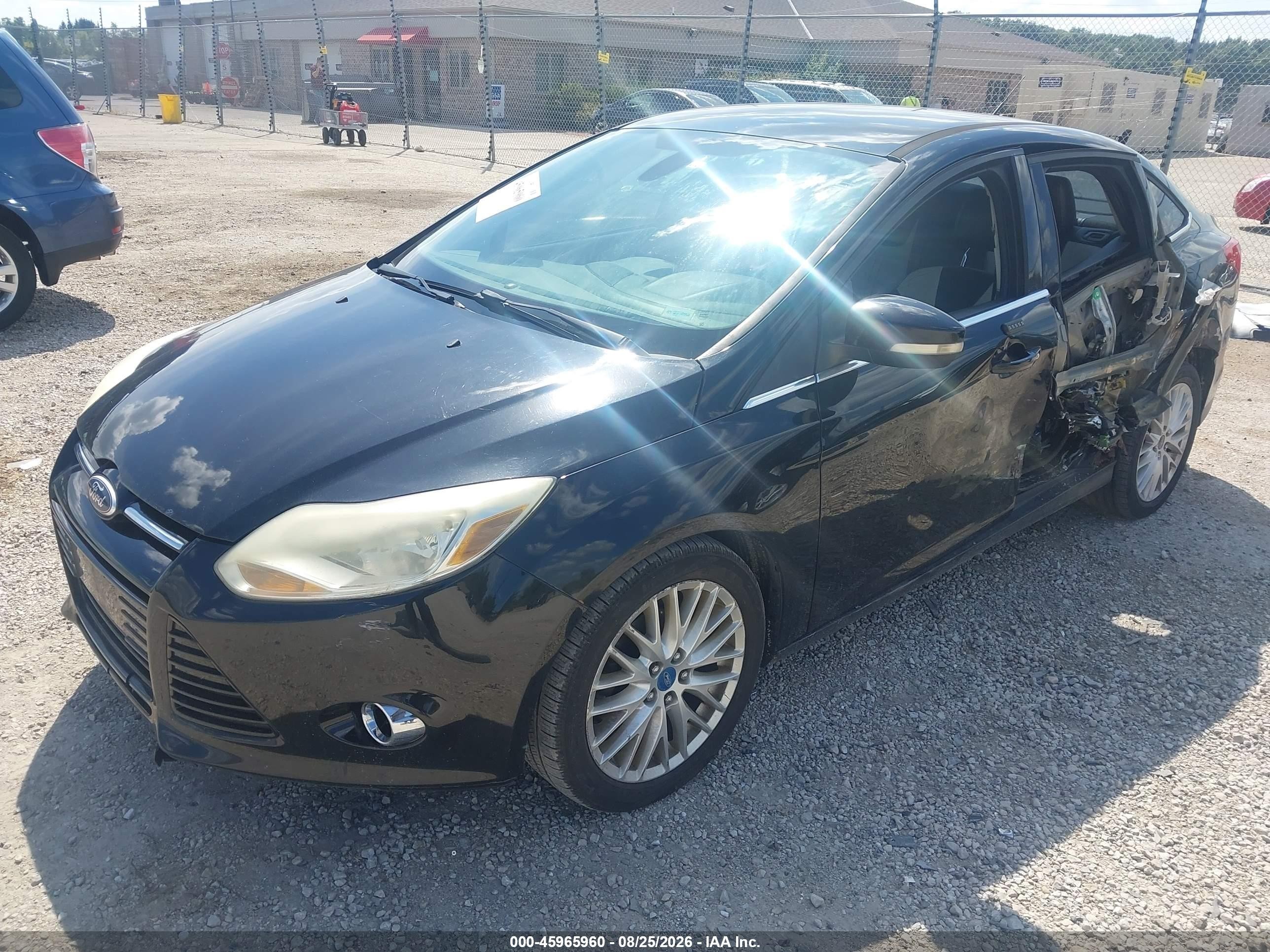 2012 Ford Focus Sel Black vin: 1FAHP3H22CL213868