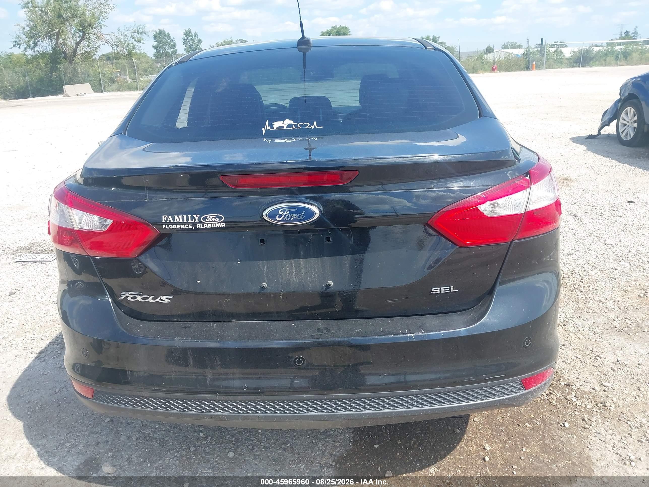 2012 Ford Focus Sel Black vin: 1FAHP3H22CL213868