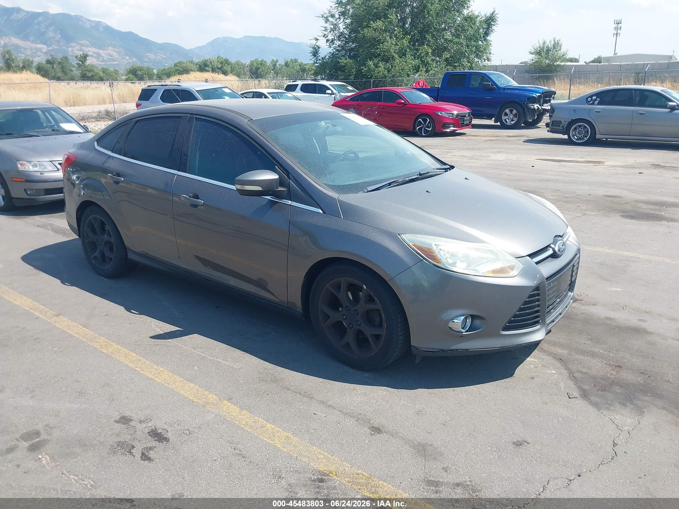 2012 Ford Focus Sel Gray vin: 1FAHP3H22CL236244