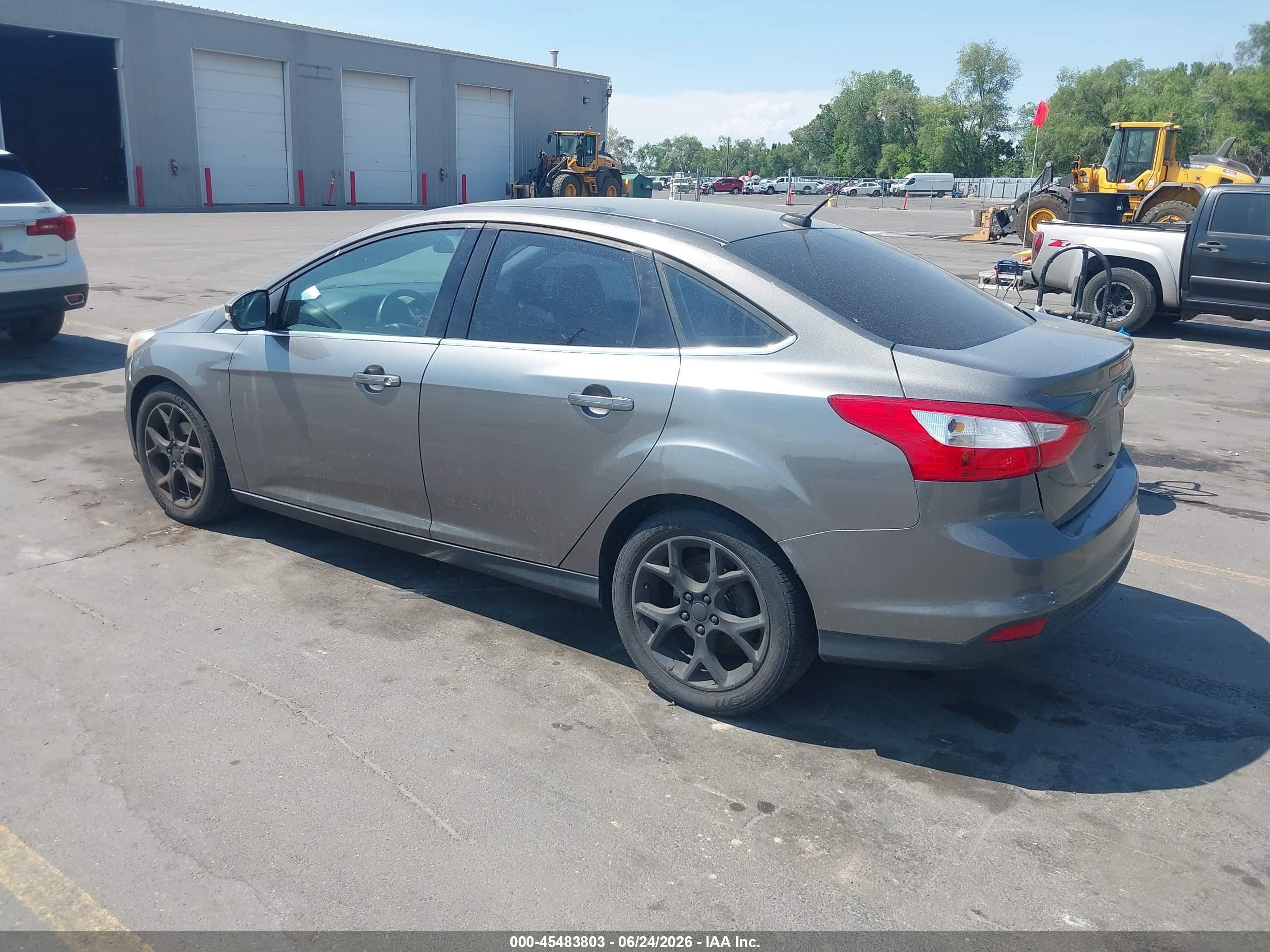 2012 Ford Focus Sel Gray vin: 1FAHP3H22CL236244
