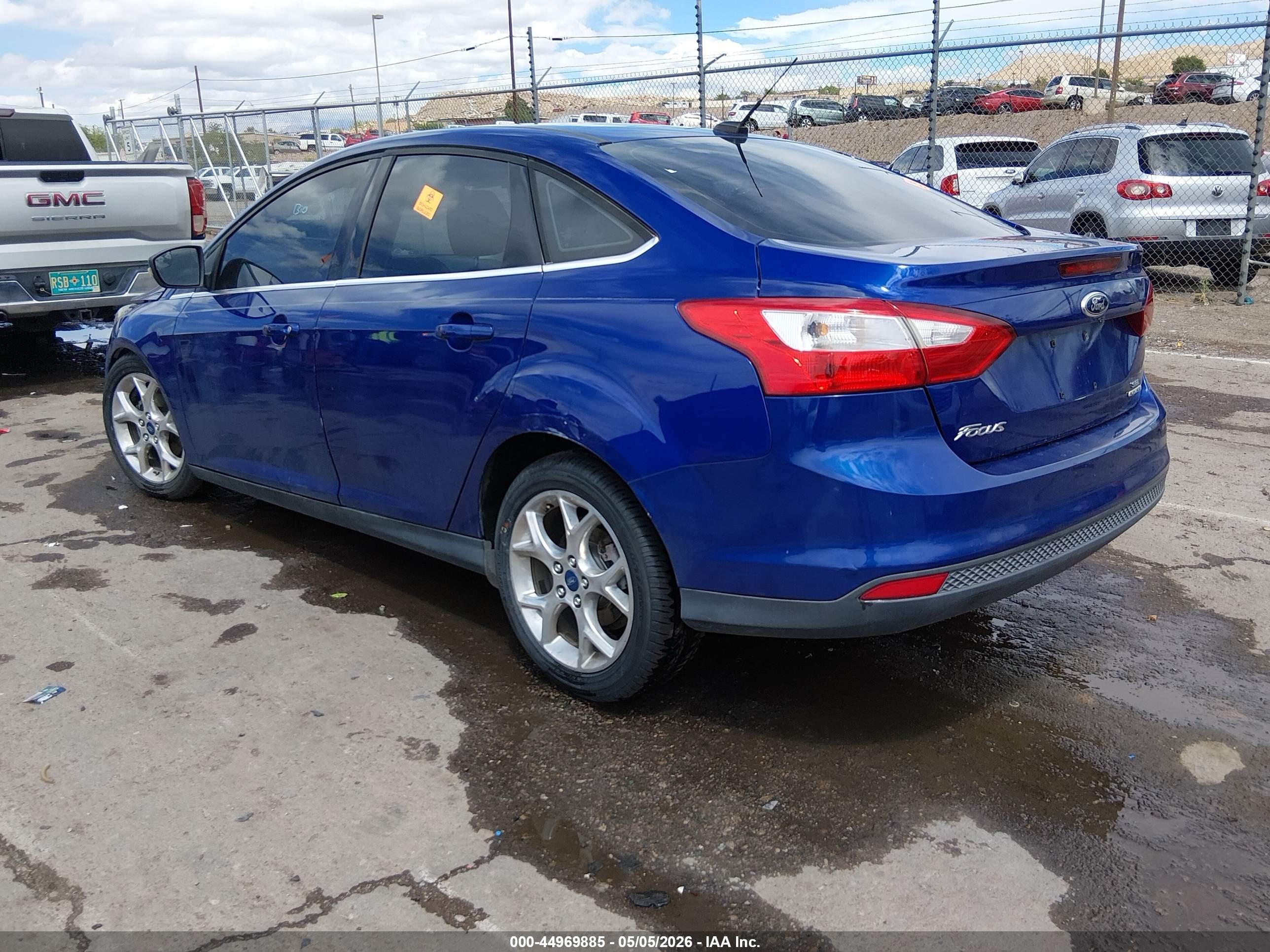 2012 Ford Focus Sel Синий vin: 1FAHP3H22CL370350