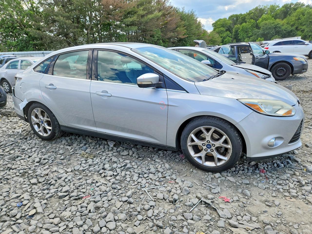 2012 Ford Focus Sel Silver vin: 1FAHP3H22CL381395