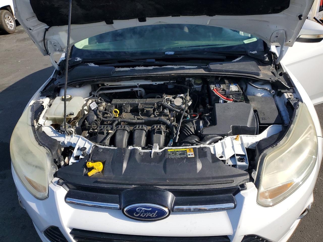 2012 Ford Focus Sel White vin: 1FAHP3H22CL393305