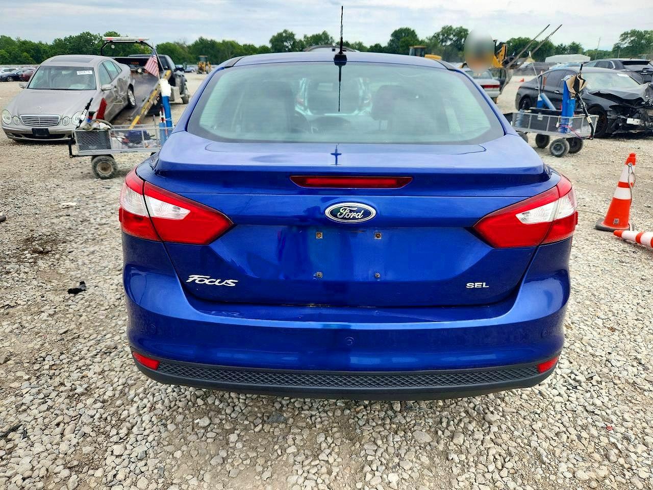 2012 Ford Focus Sel Blue vin: 1FAHP3H22CL395040