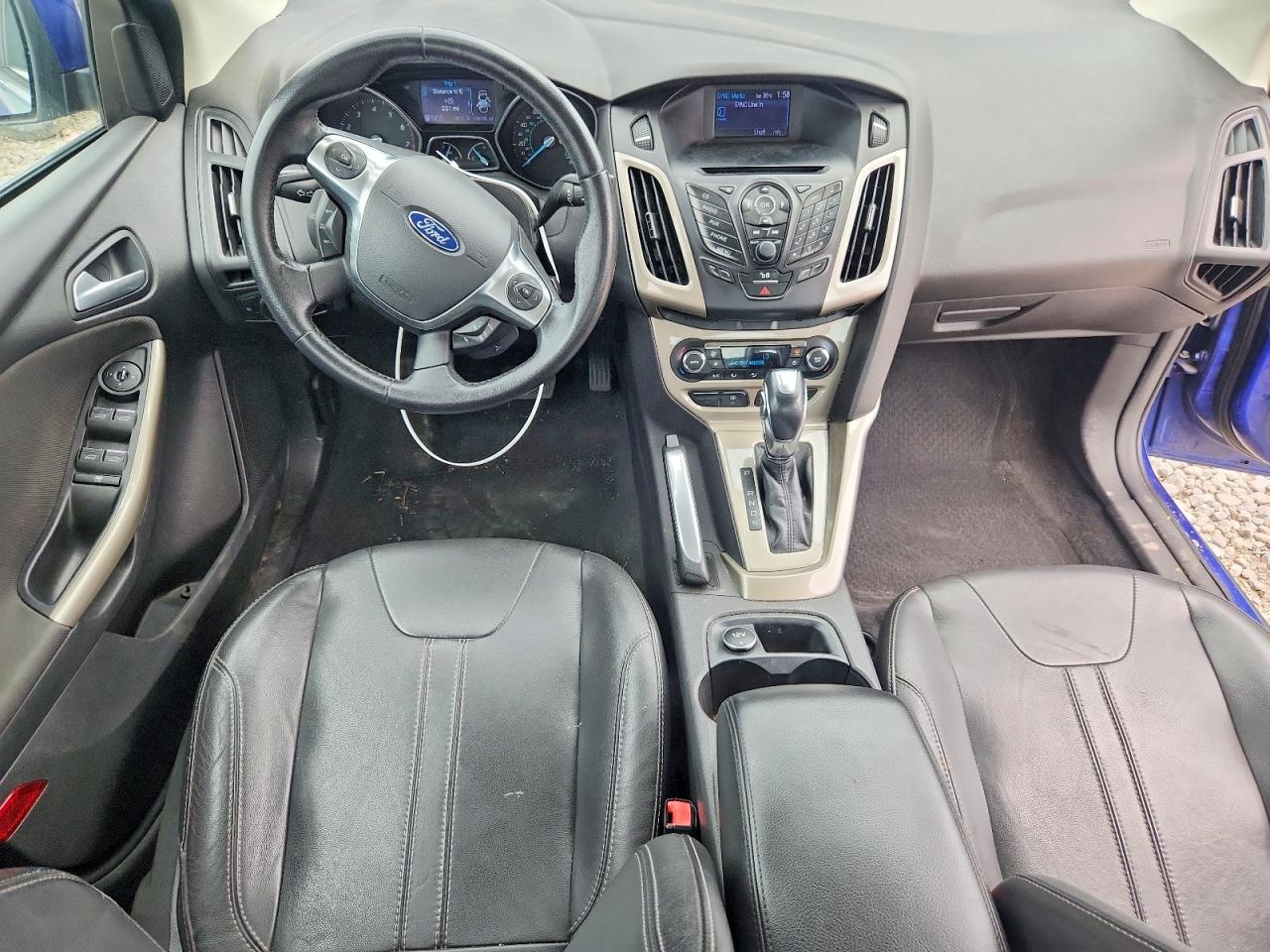 2012 Ford Focus Sel Blue vin: 1FAHP3H22CL395040